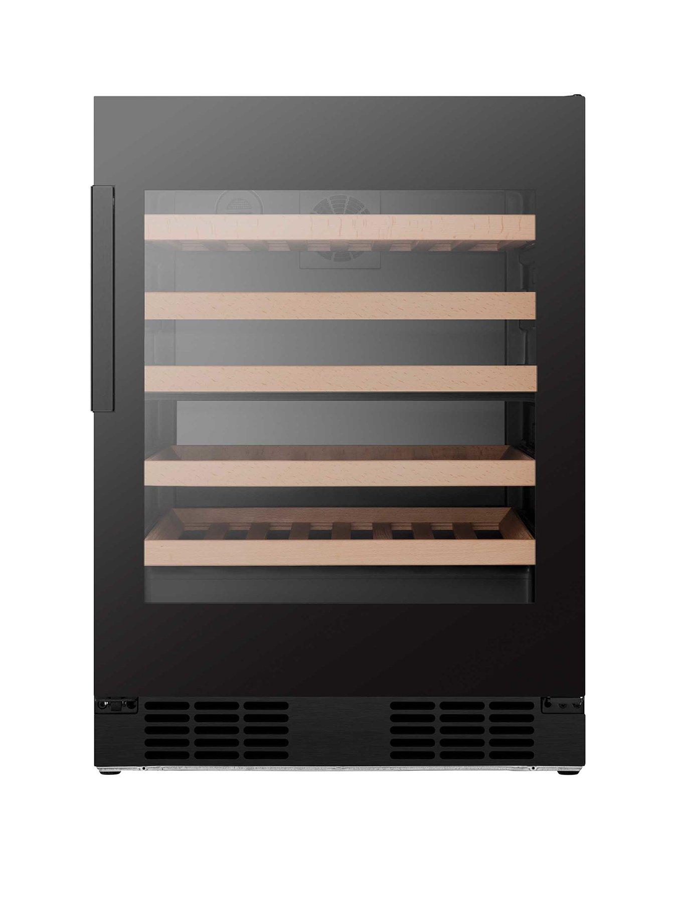 hisense-rw3n132gslf-integrated-wine-cooler-single-zone-black-glass