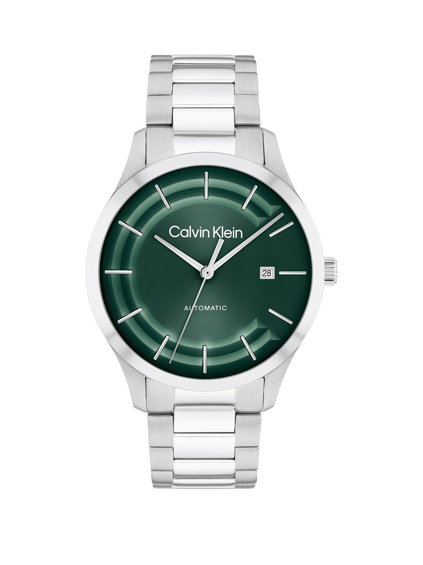 Calvin Klein Mens stainless steel automatic watch