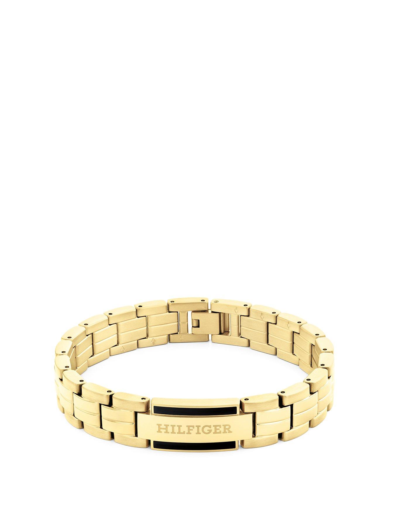 undefined mens gold plated bracelet