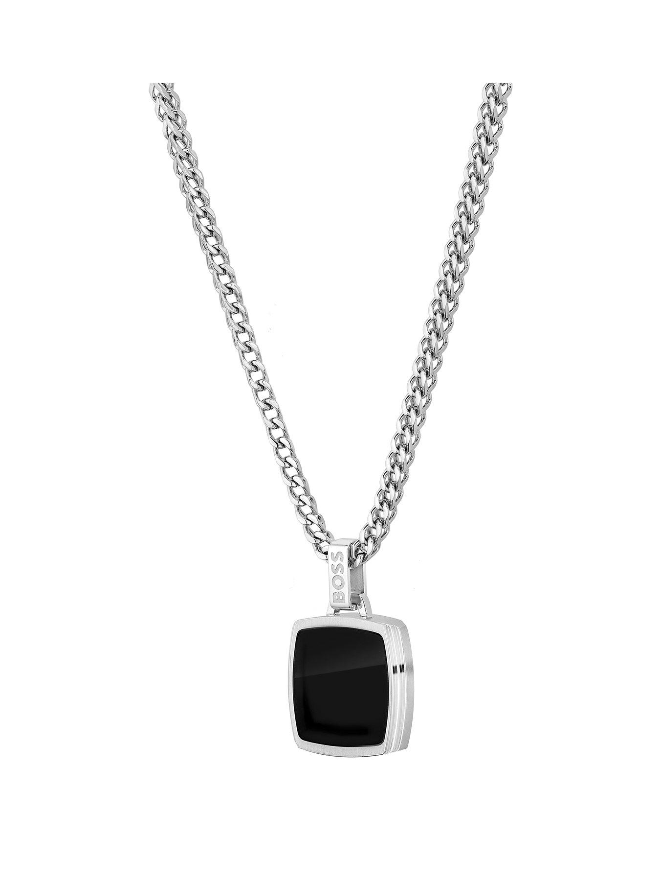 undefined Gents Odell Black Onyx Pendant Necklace