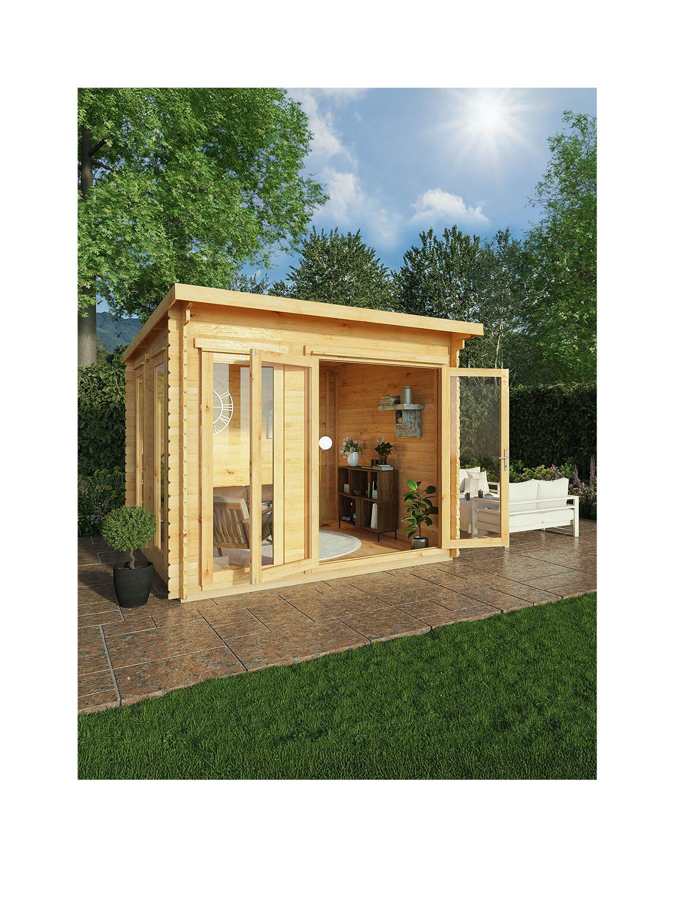 mercia-3m-x-3m-studio-pent-log-cabin-28mm