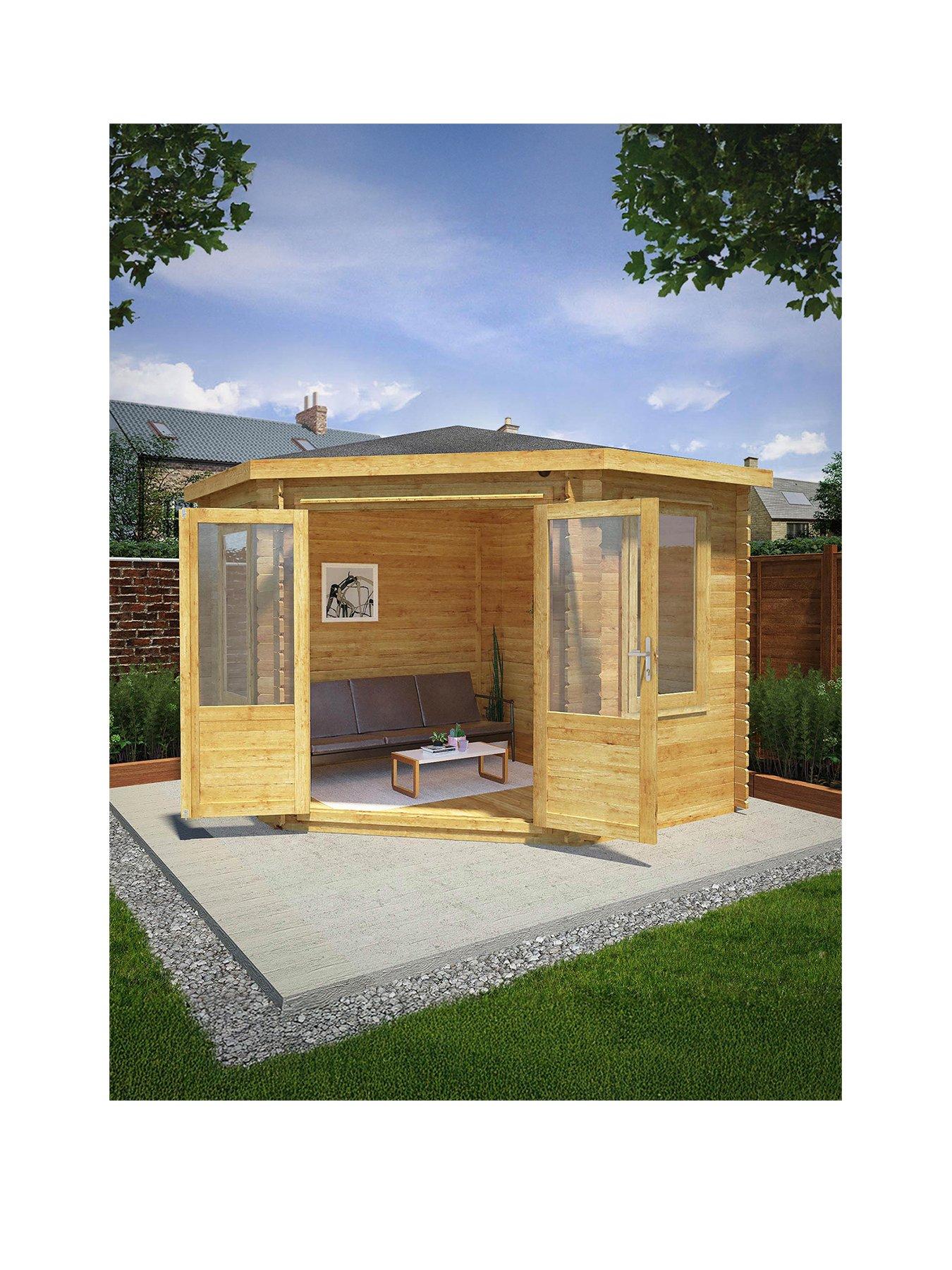 undefined 3m x 3m Corner Cabin - 28mm