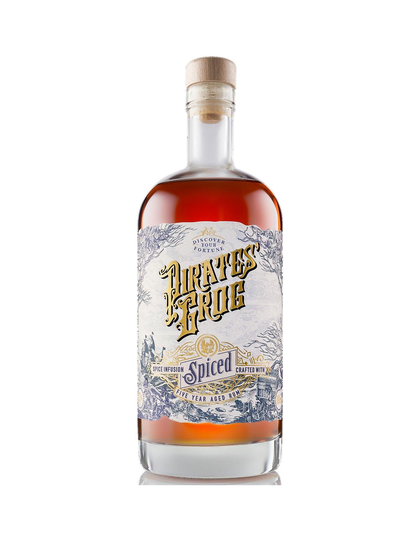 Image 1 of 2 of Pirate's Grog Spiced Rum 70cl bottle