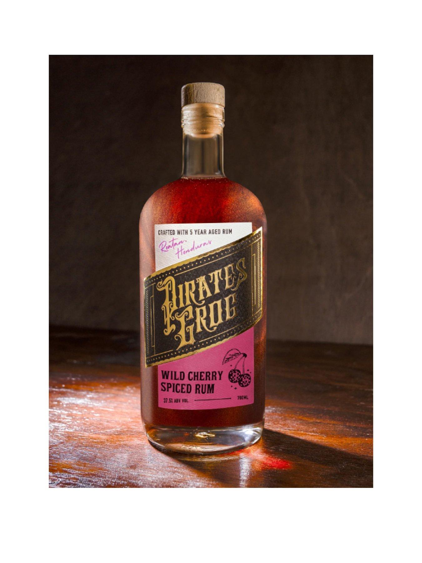  image of pirates-grog-wild-cherry-spiced-rum-with-shimmer-liquid-70clnbsp