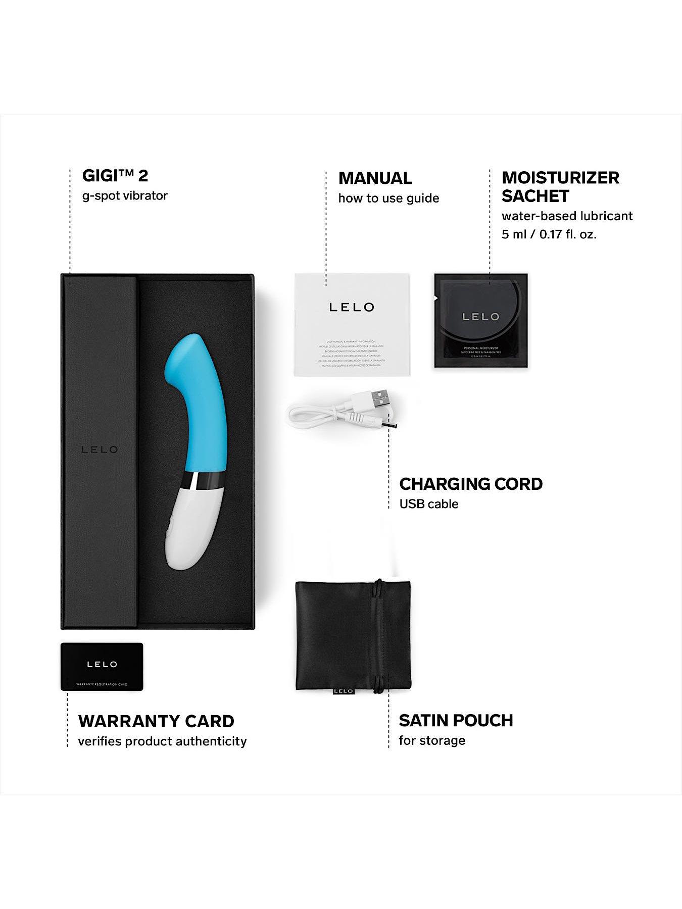 Image 2 of 6 of Lelo Gigi 2 Turquoise Blue&nbsp;- G-Spot Vibrator