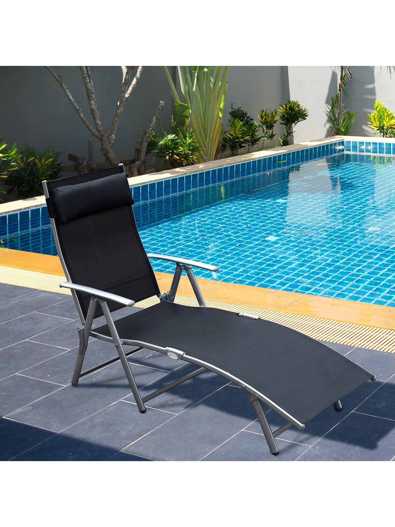 Image 1 of 7 of OutSunny Outdoor Lounge Chair
