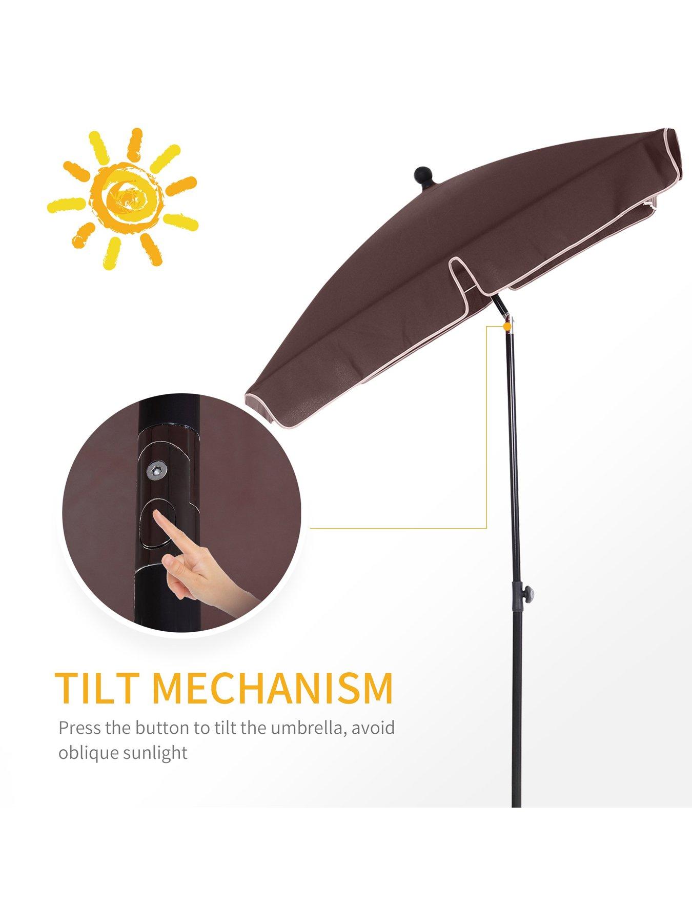  image of outsunny-patio-umbrella-parasol-2m