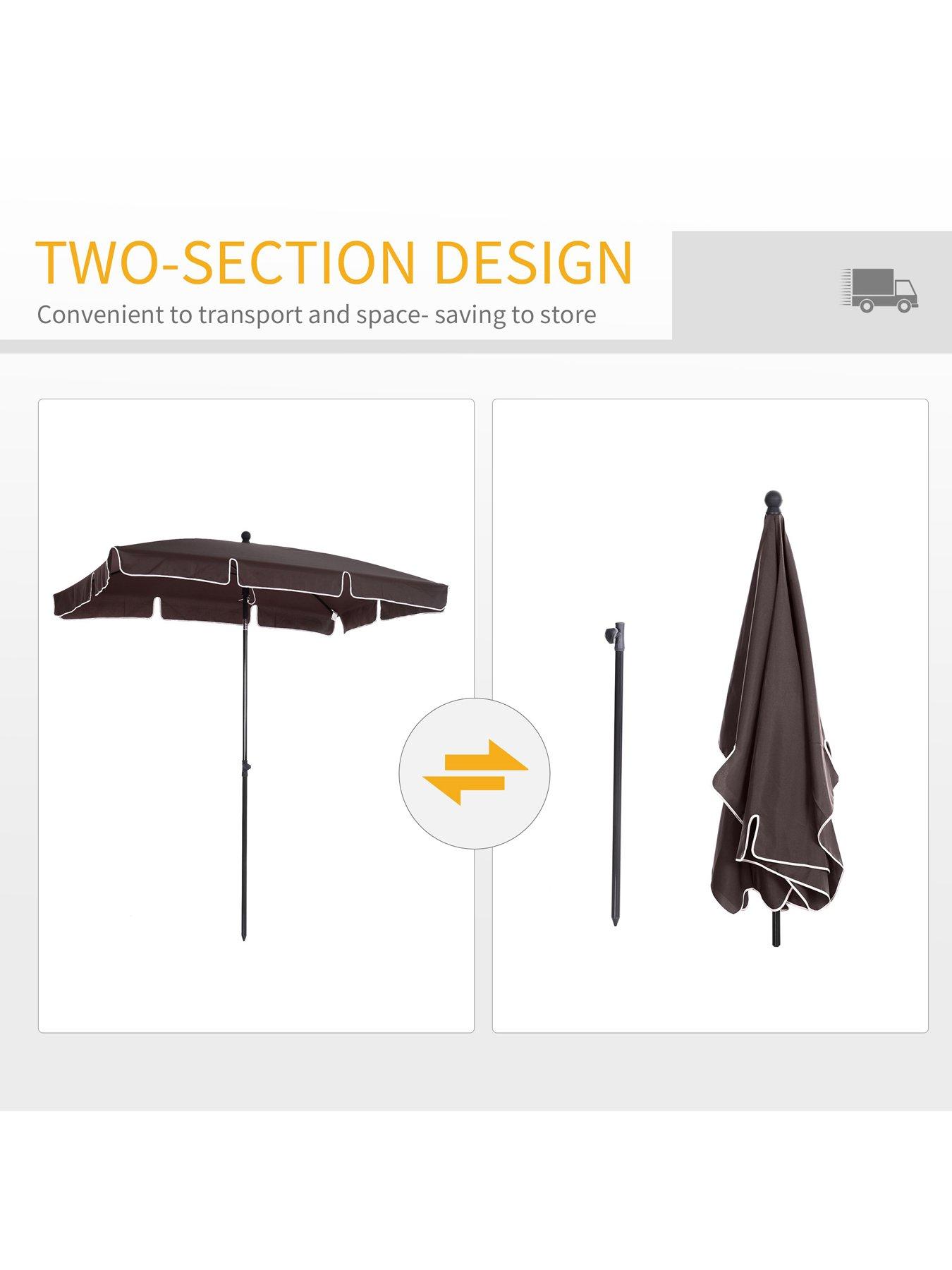  image of outsunny-patio-umbrella-parasol-2m