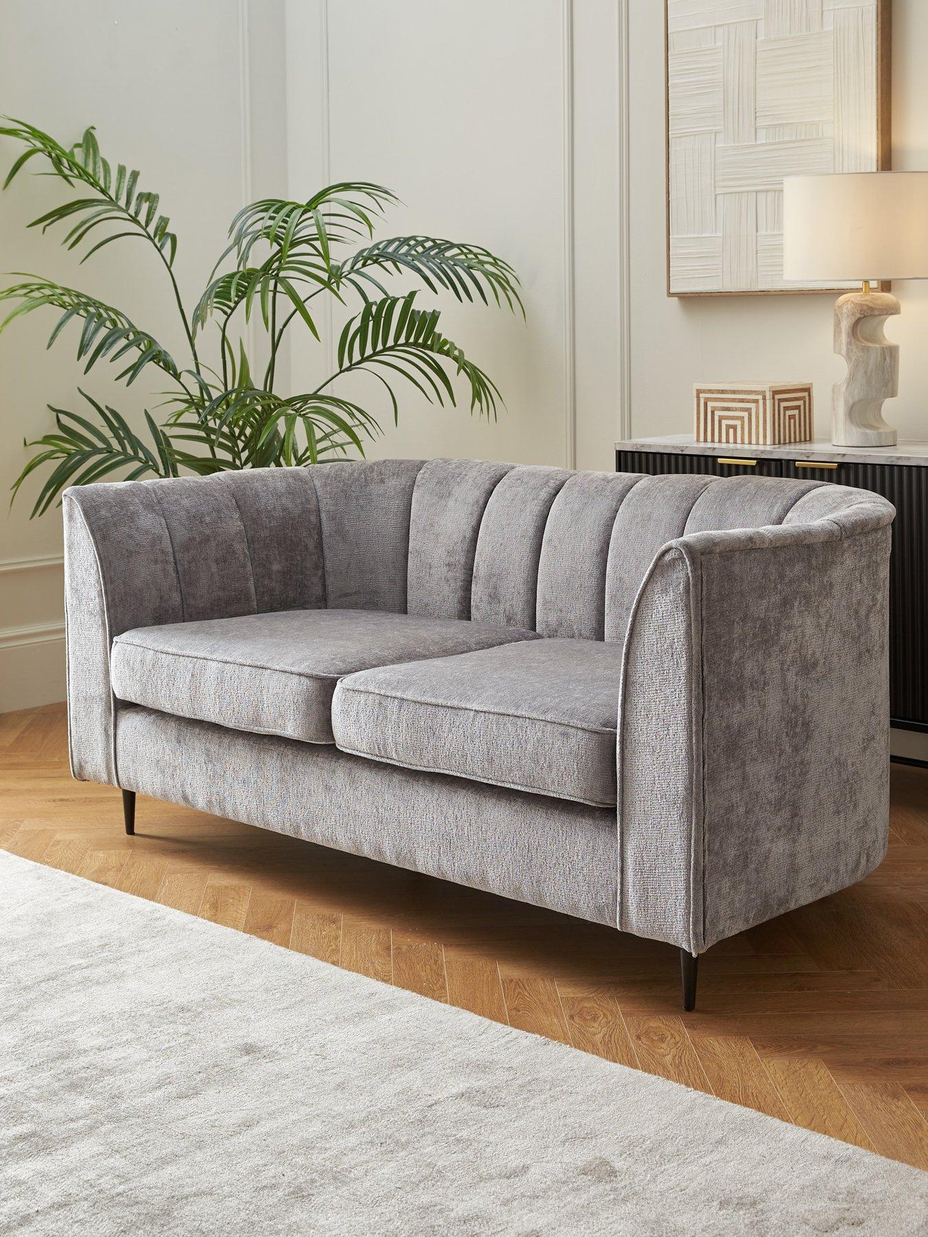 The Very Collection Guild 2 Seater Fabric Sofa - Grey - FSC® Certified