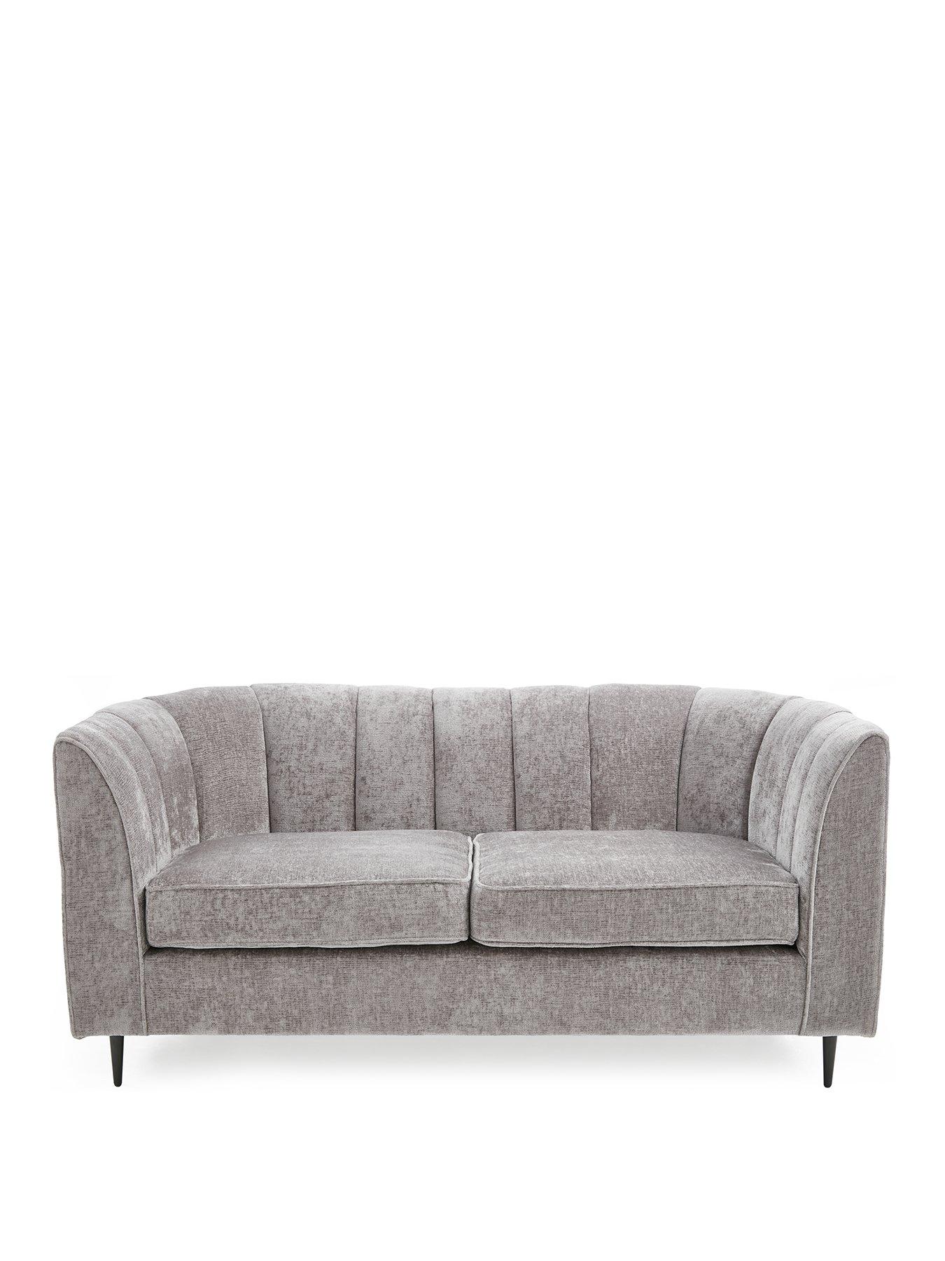  image of the-very-collection-guild-2-seater-fabric-sofa-grey