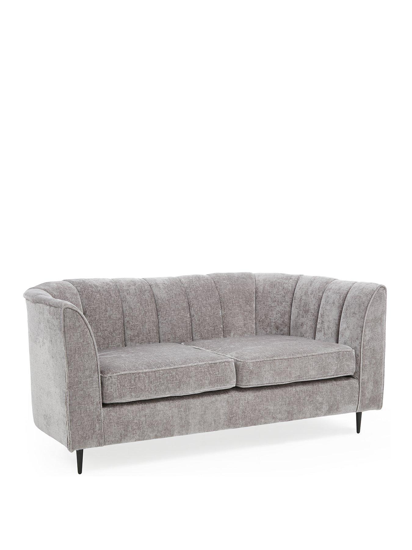  image of the-very-collection-guild-2-seater-fabric-sofa-grey