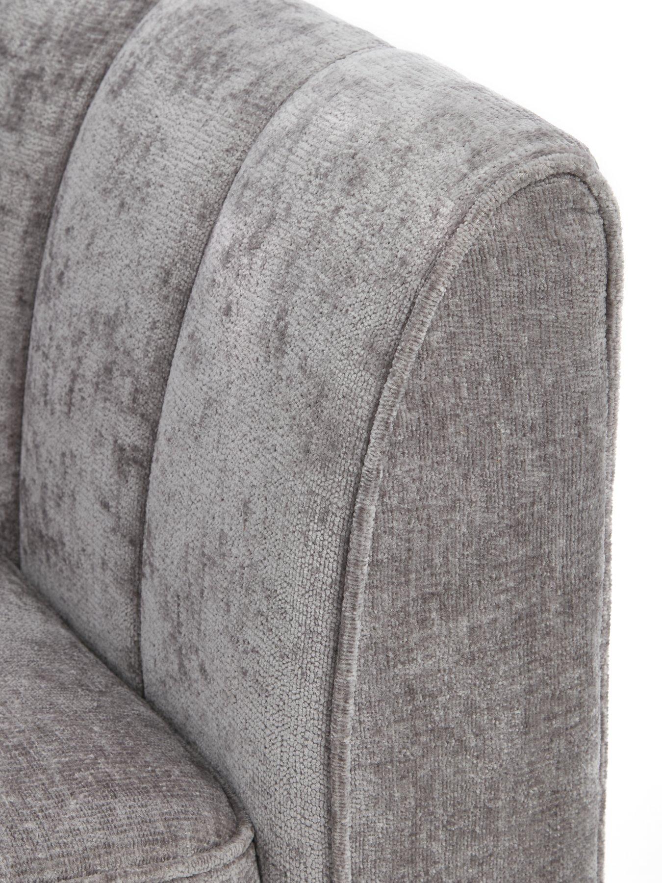  image of the-very-collection-guild-2-seater-fabric-sofa-grey
