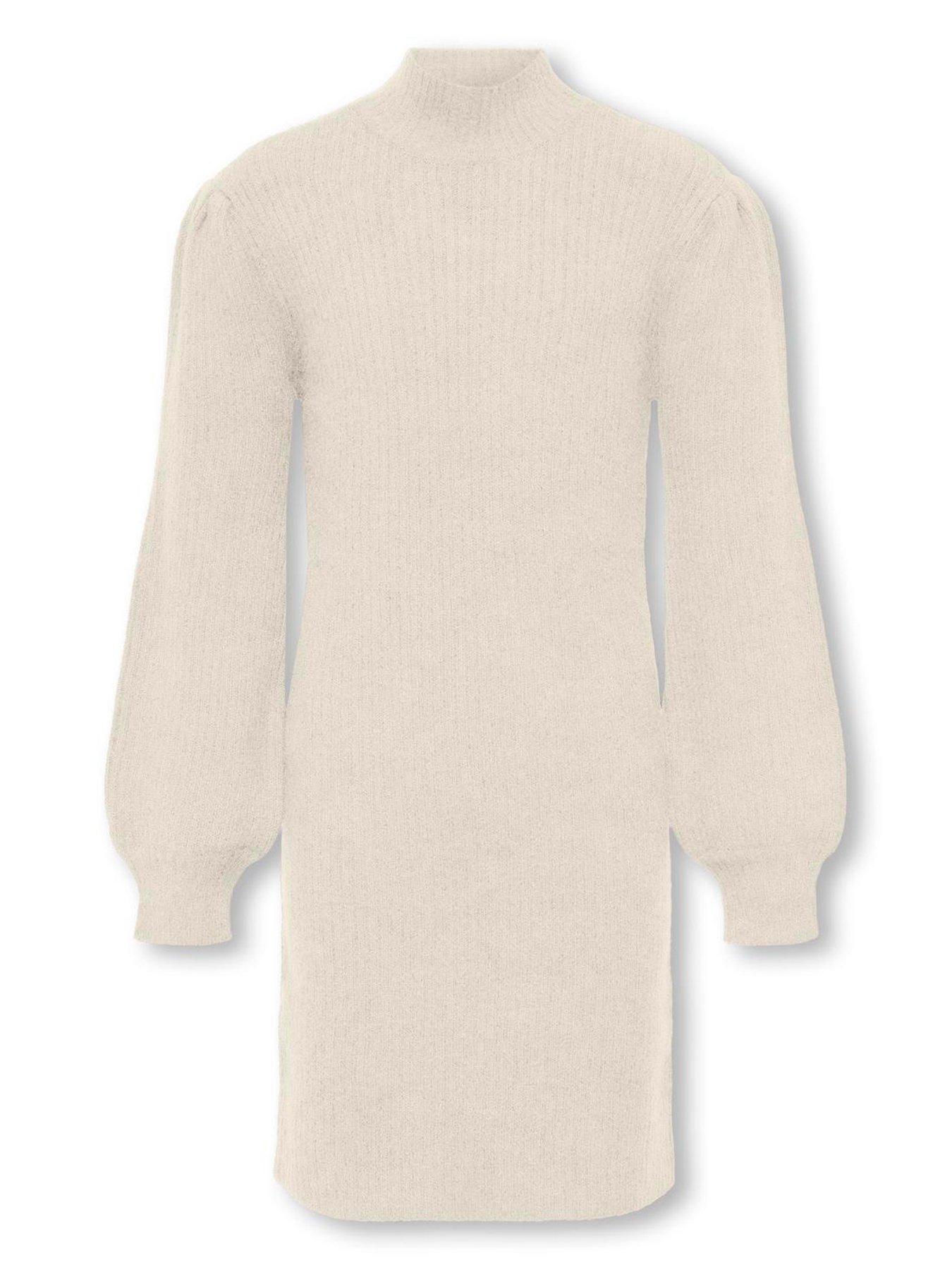 undefined Girls Knitted Dress - Birch
