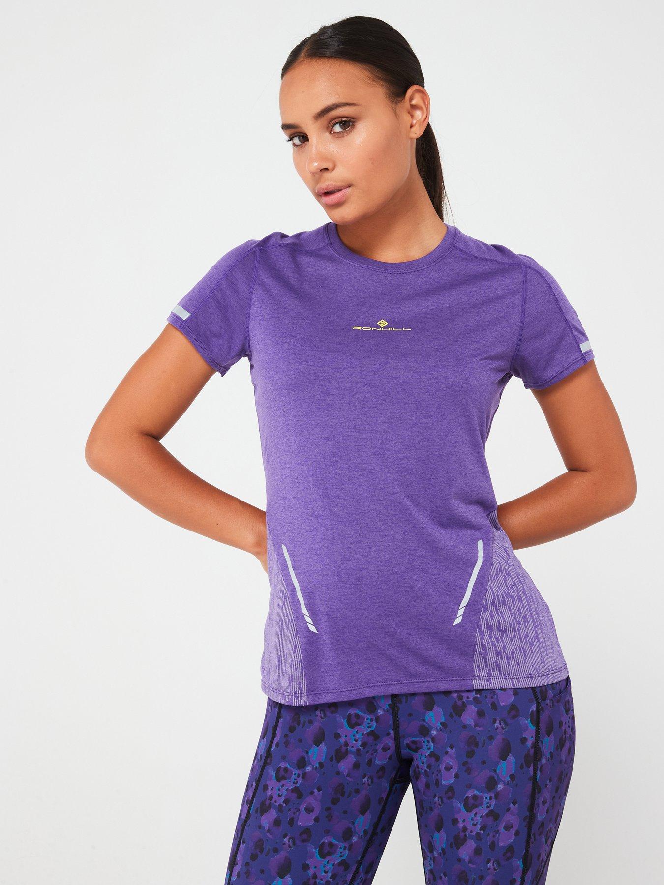 undefined Womens Tech Reflect Running Tee-purple