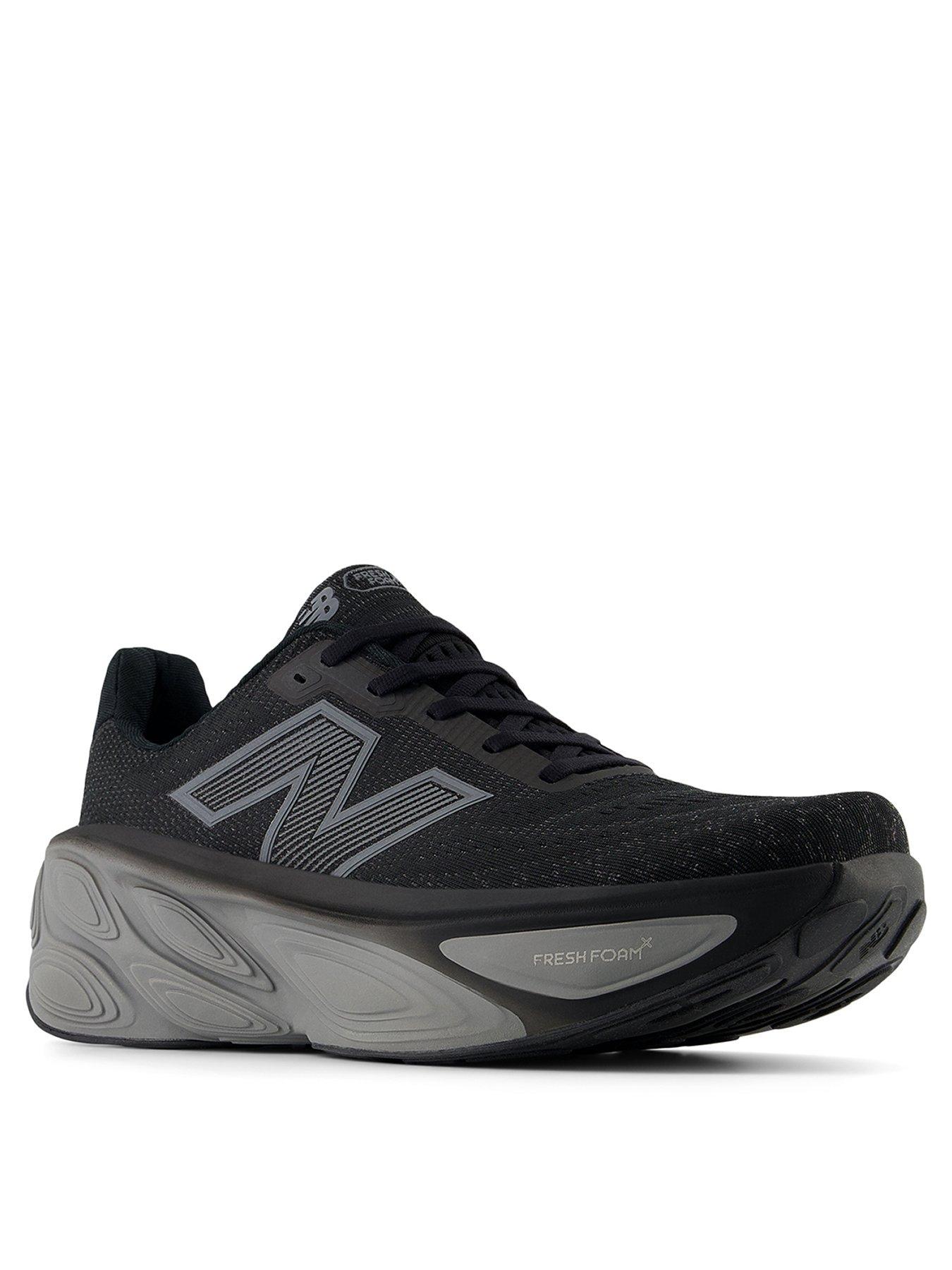  image of new-balance-mens-running-fresh-foam-x-more-v5-trainers-black