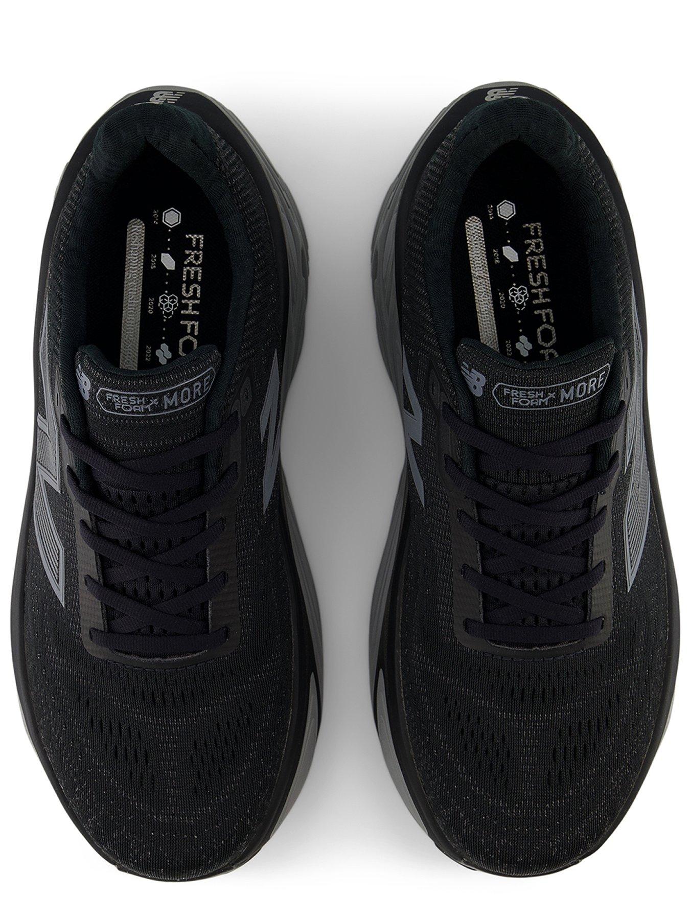  image of new-balance-mens-running-fresh-foam-x-more-v5-trainers-black