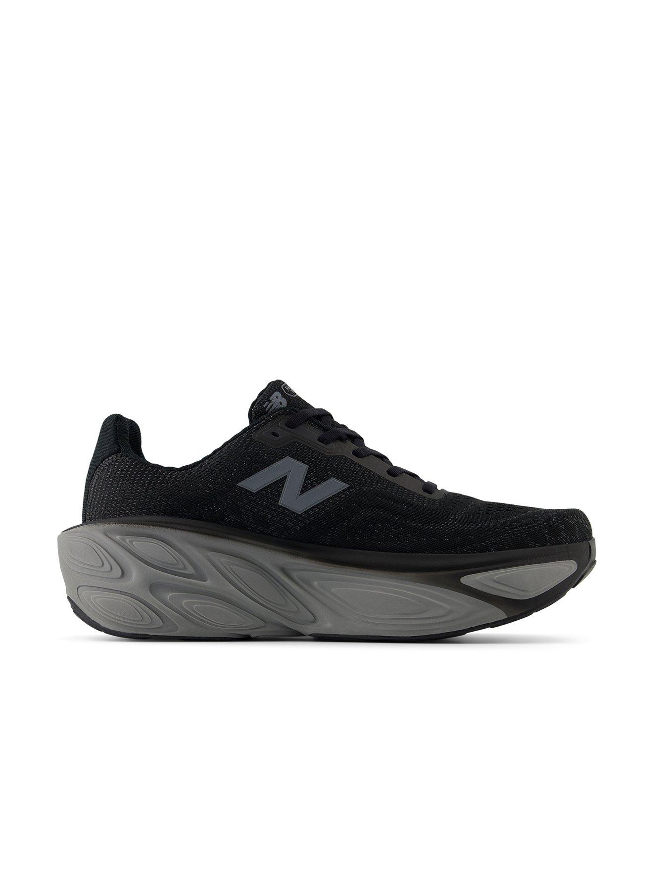  image of new-balance-mens-running-fresh-foam-x-more-v5-trainers-black