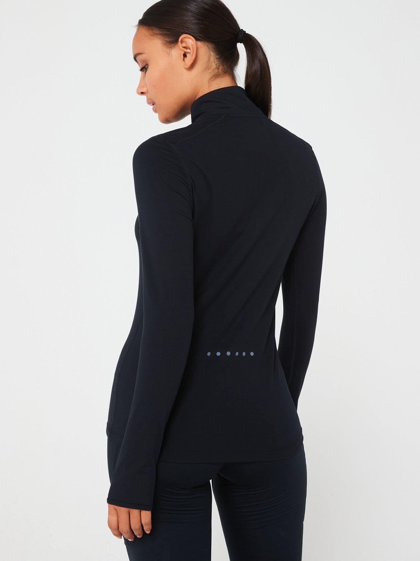  image of ronhill-womens-core-thermal-half-zip-black