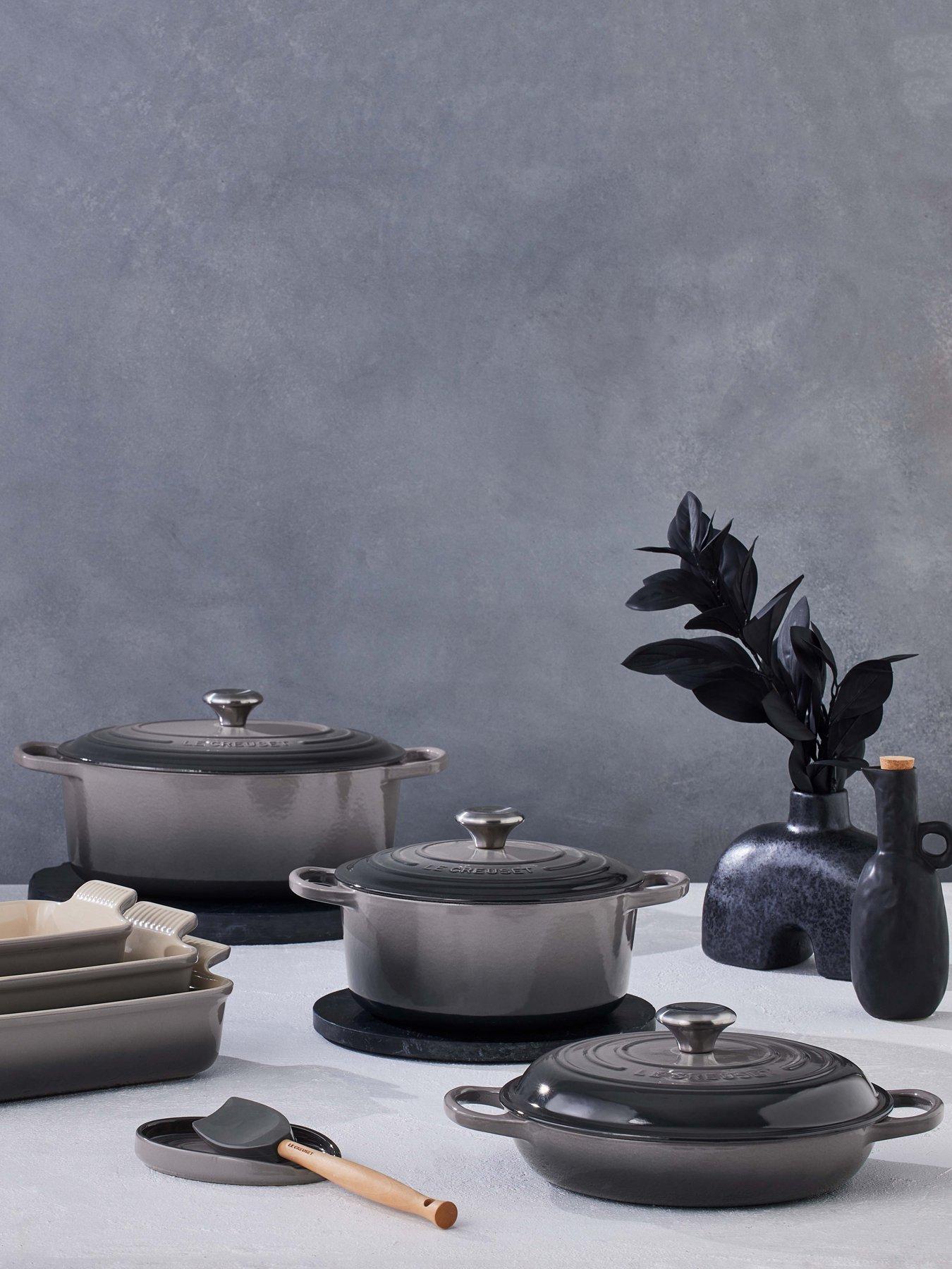 undefined 30cm Cast Iron Shallow Casserole in Flint