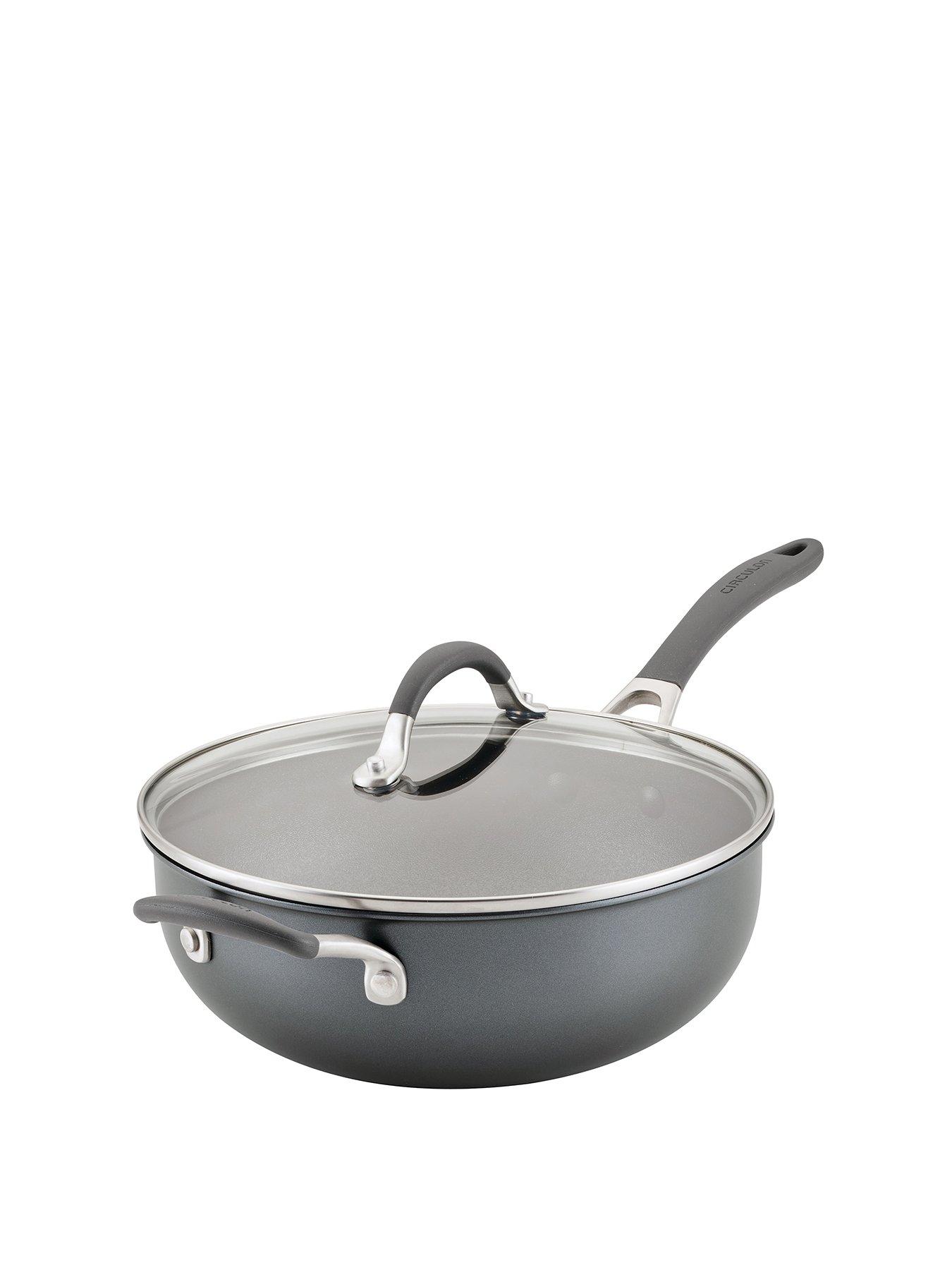 Image 2 of 8 of Circulon ScratchDefence A1 26 cm&nbsp;Chef&rsquo;s Pan with Toughened Glass Lid