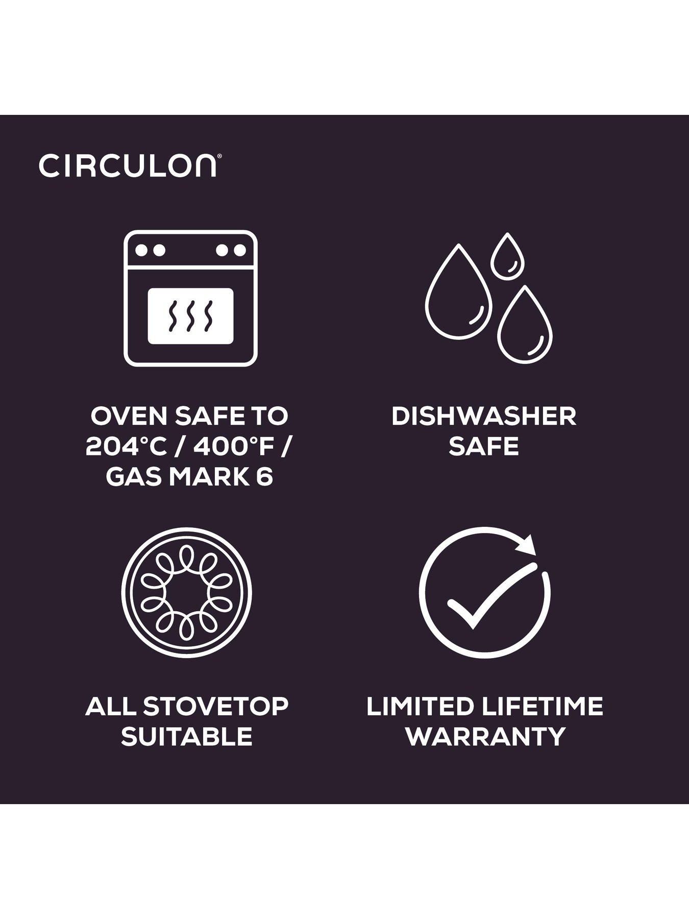 Image 3 of 8 of Circulon ScratchDefence A1 26 cm&nbsp;Chef&rsquo;s Pan with Toughened Glass Lid