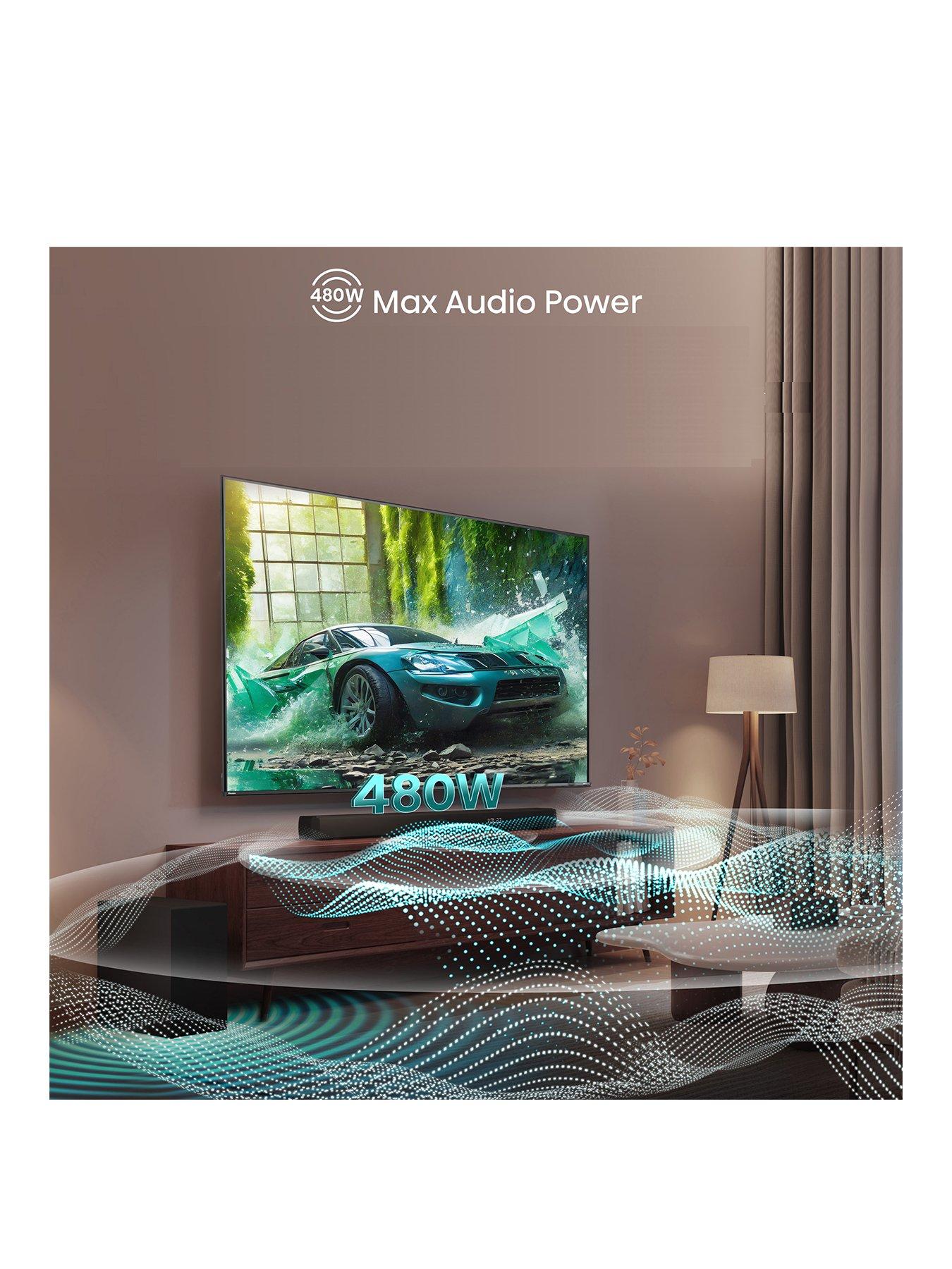  image of hisense-hs3100-480w-31ch-bluetooth-soundbar-with-dts-virtual-x-amp-dolby-digital