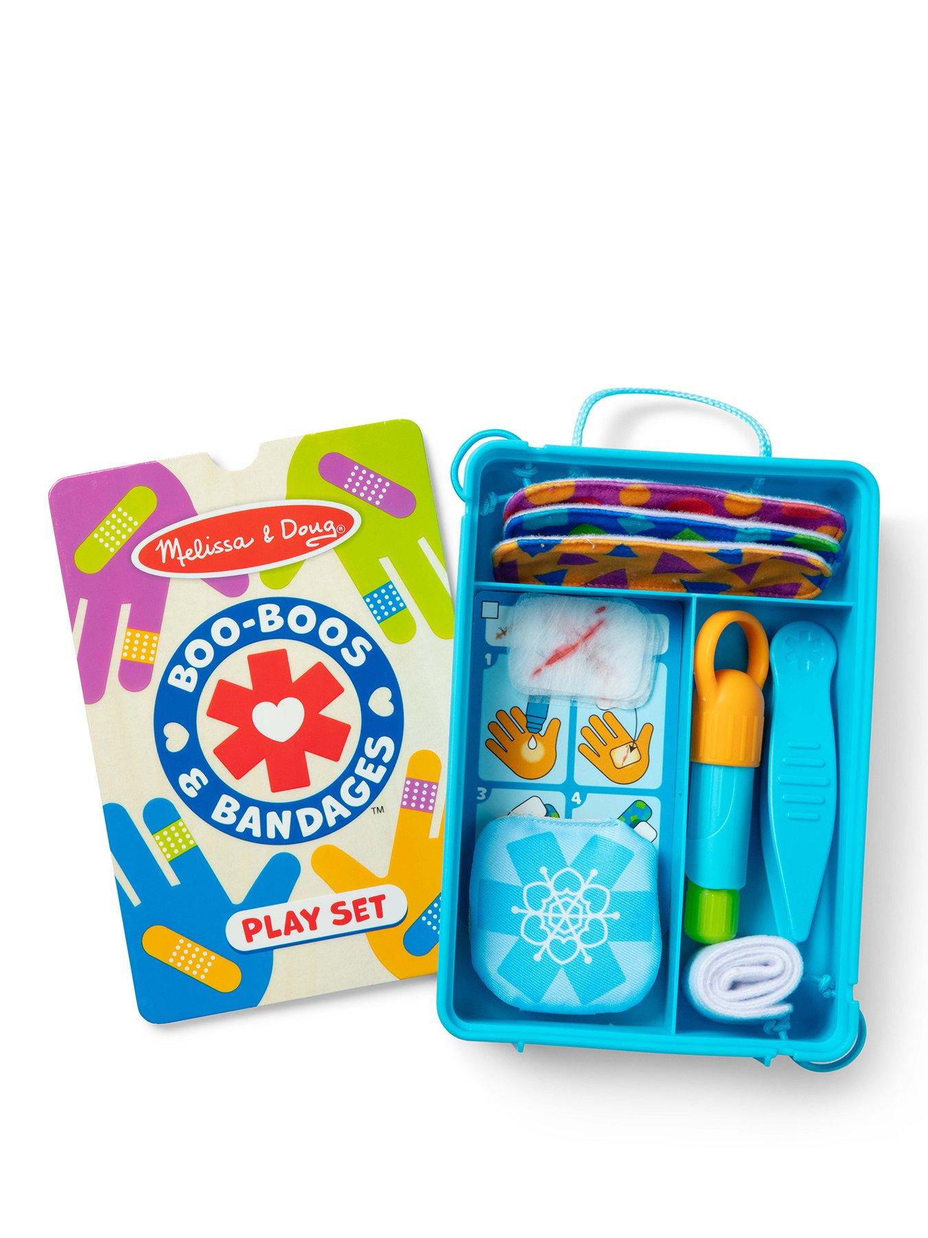 Image 1 of 5 of Melissa & Doug Boo-Boos &amp; Bandages Reusable Play Set