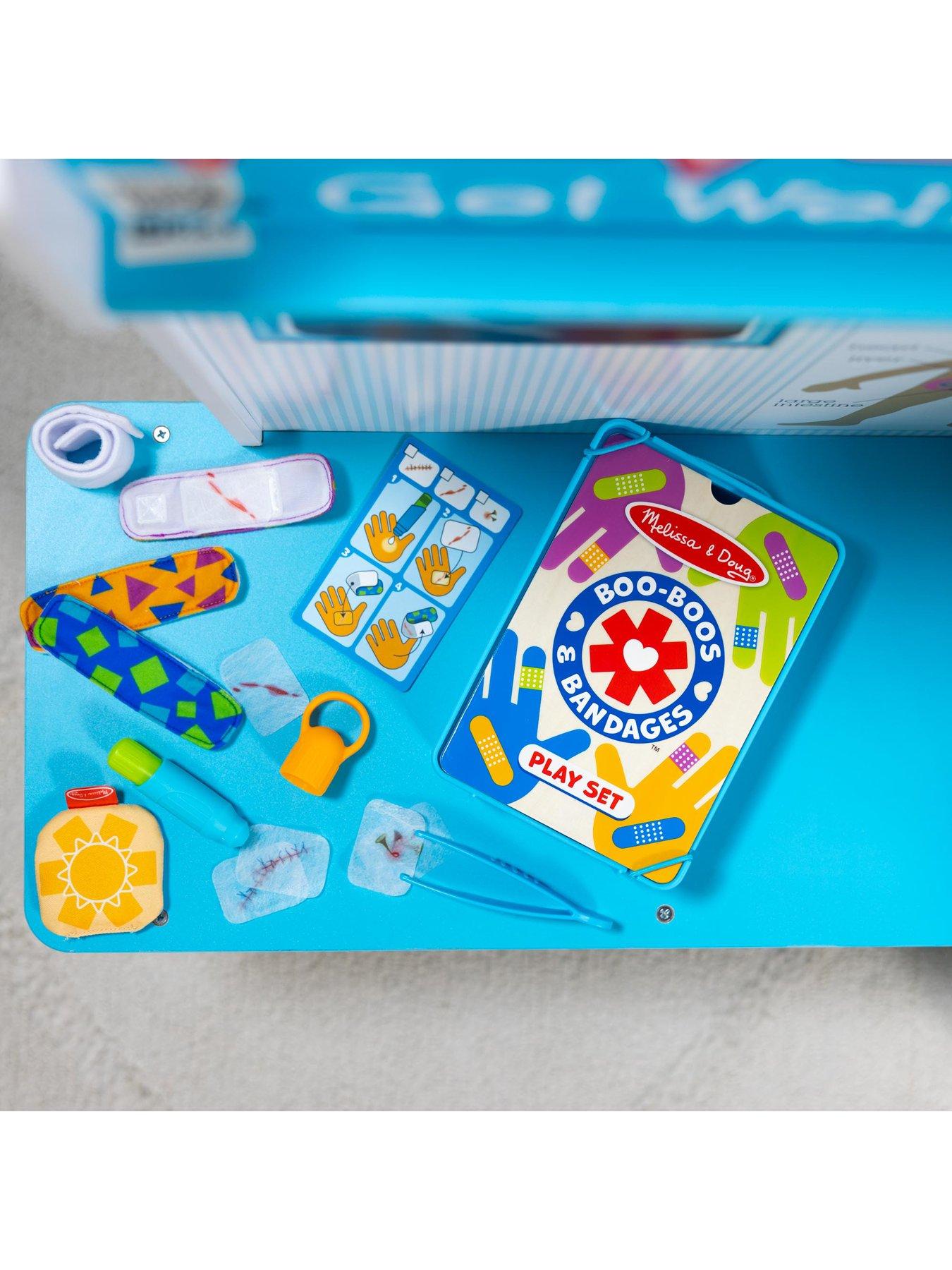 Image 4 of 5 of Melissa & Doug Boo-Boos &amp; Bandages Reusable Play Set