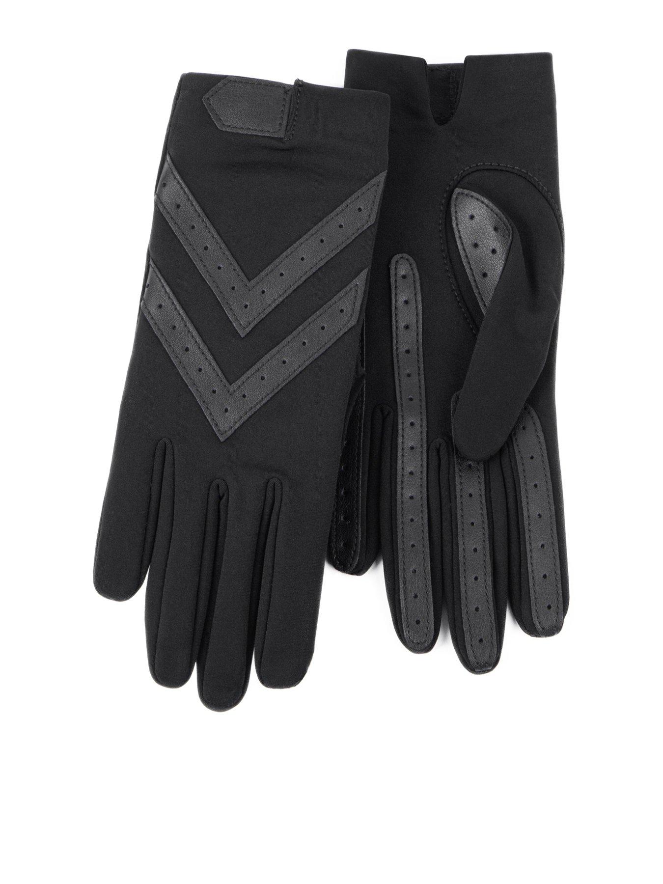 undefined Isotoner Original Stretch Gloves - Black