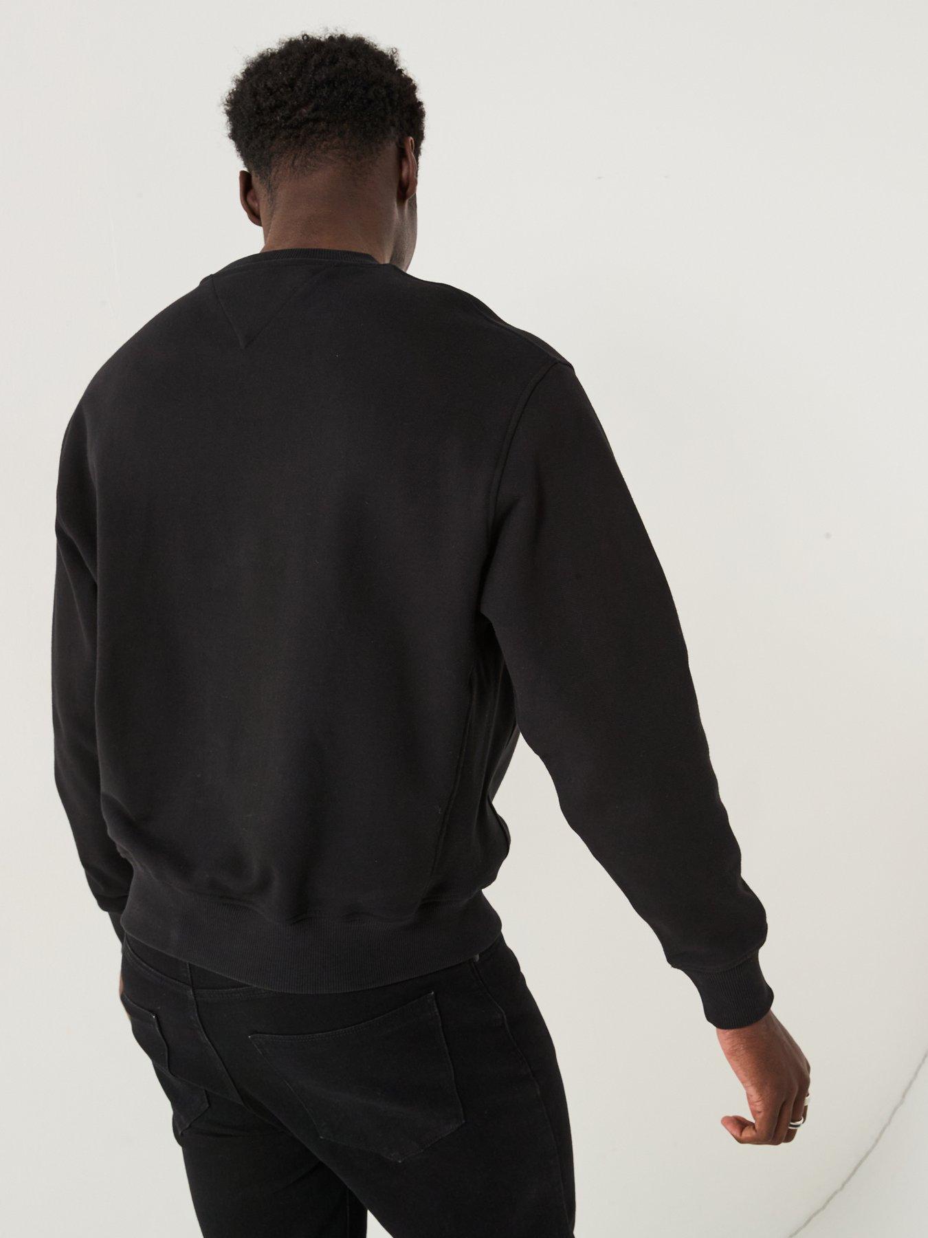  image of tommy-jeans-relaxed-fit-embroidered-varsity-crest-crew-sweat-black
