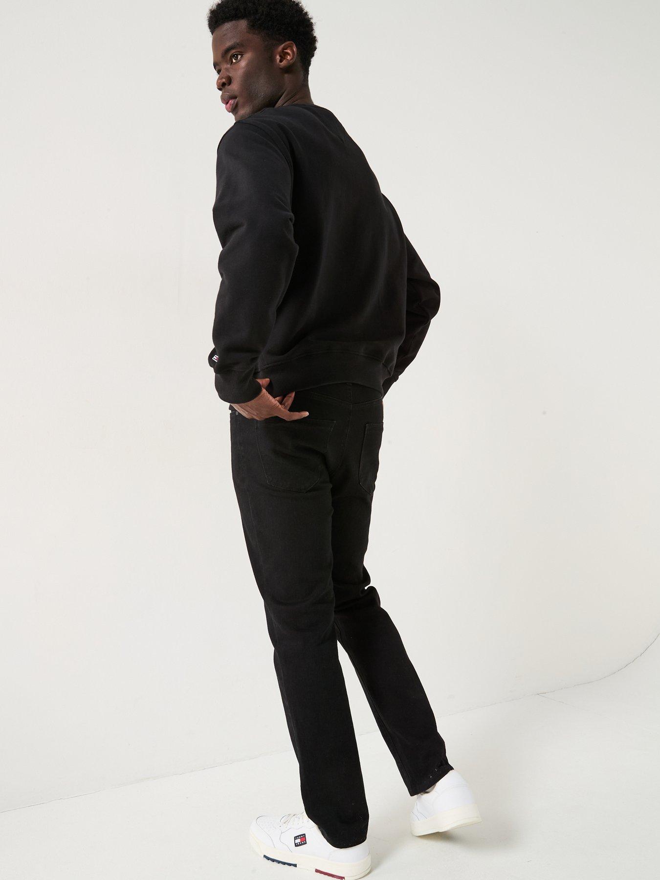  image of tommy-jeans-relaxed-fit-embroidered-varsity-crest-crew-sweat-black