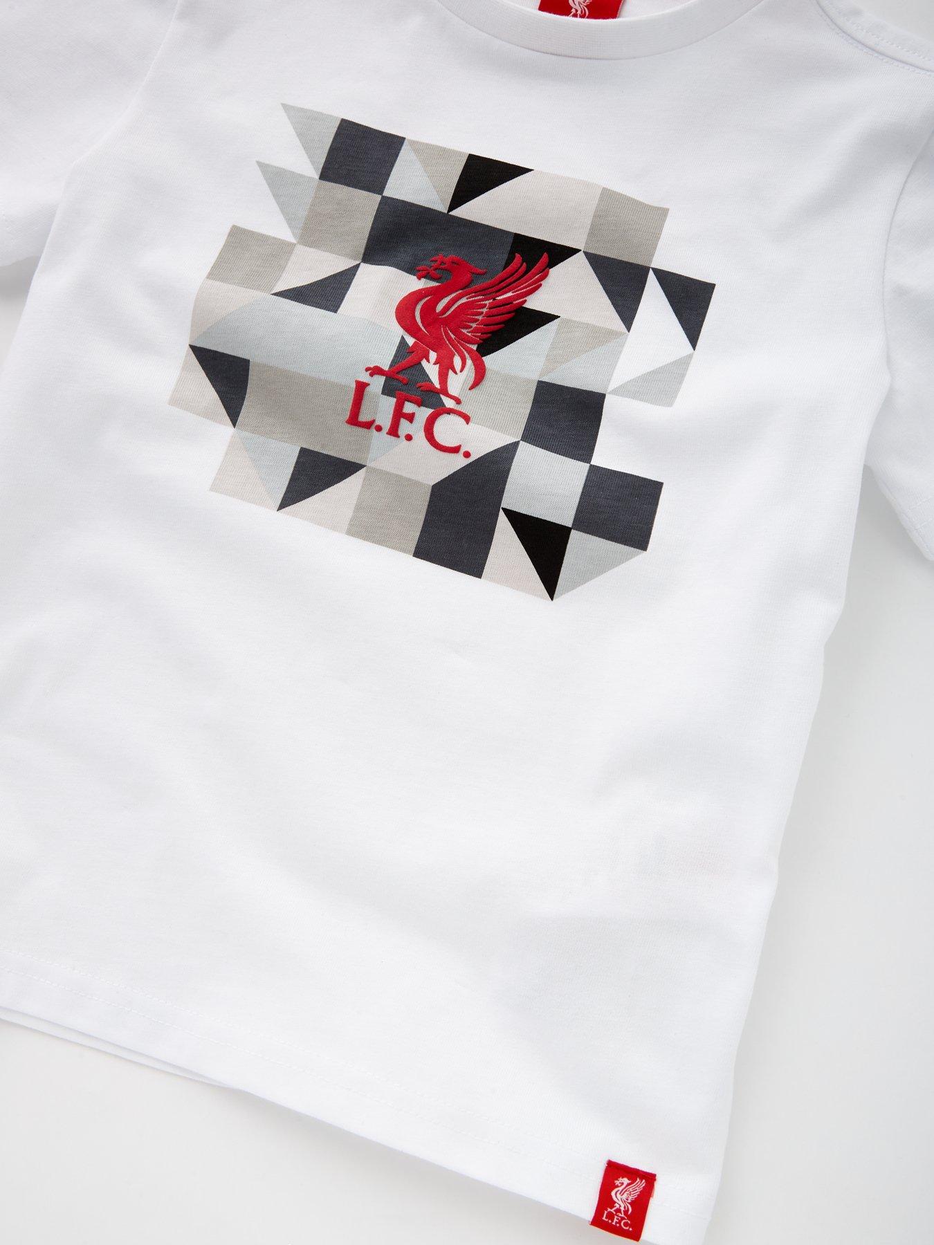  image of liverpool-fc-geo-print-t-shirt-white
