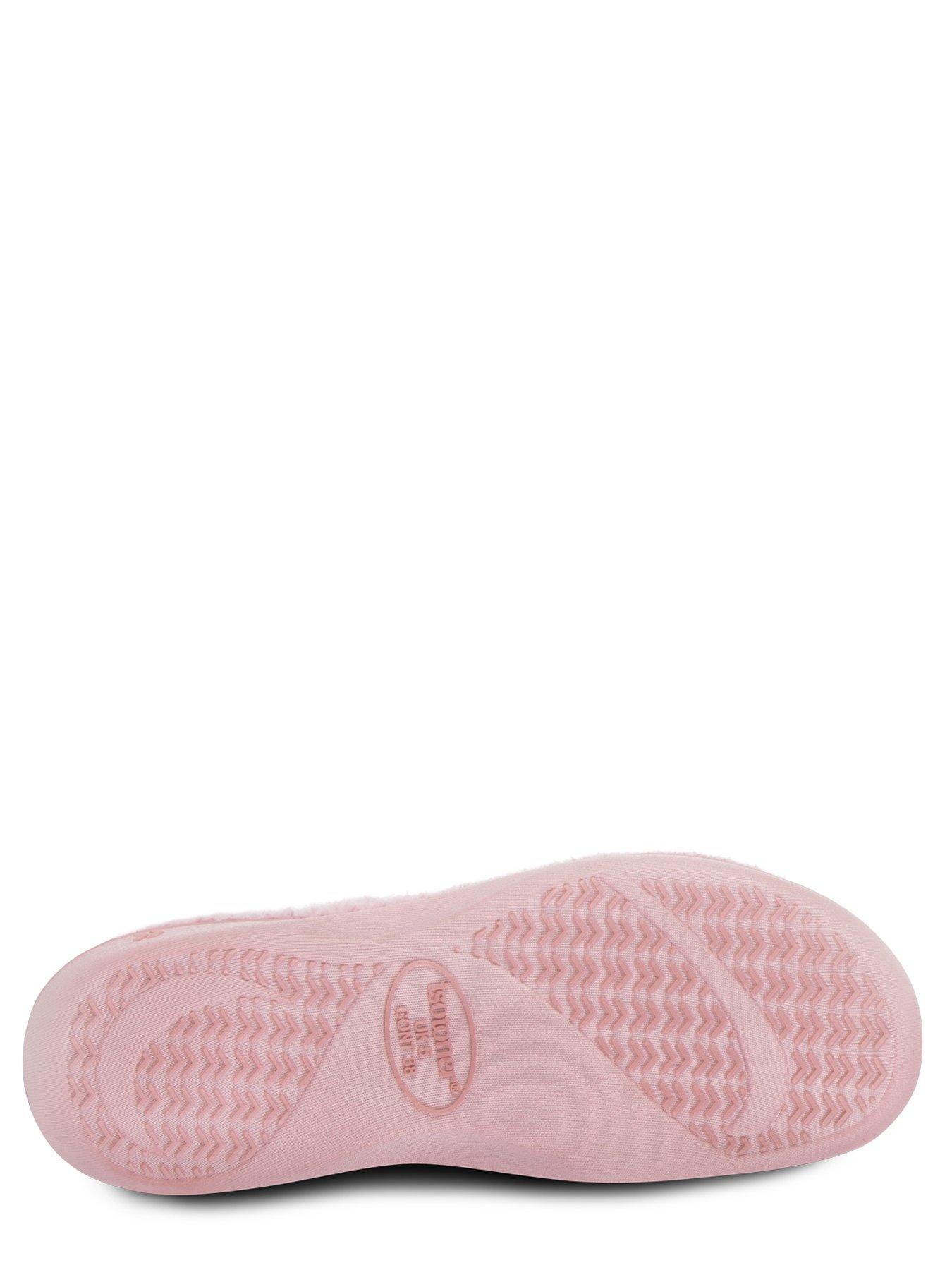  image of totes-isotoner-popcorn-turnover-open-toe-slider-slippers-pink-spot