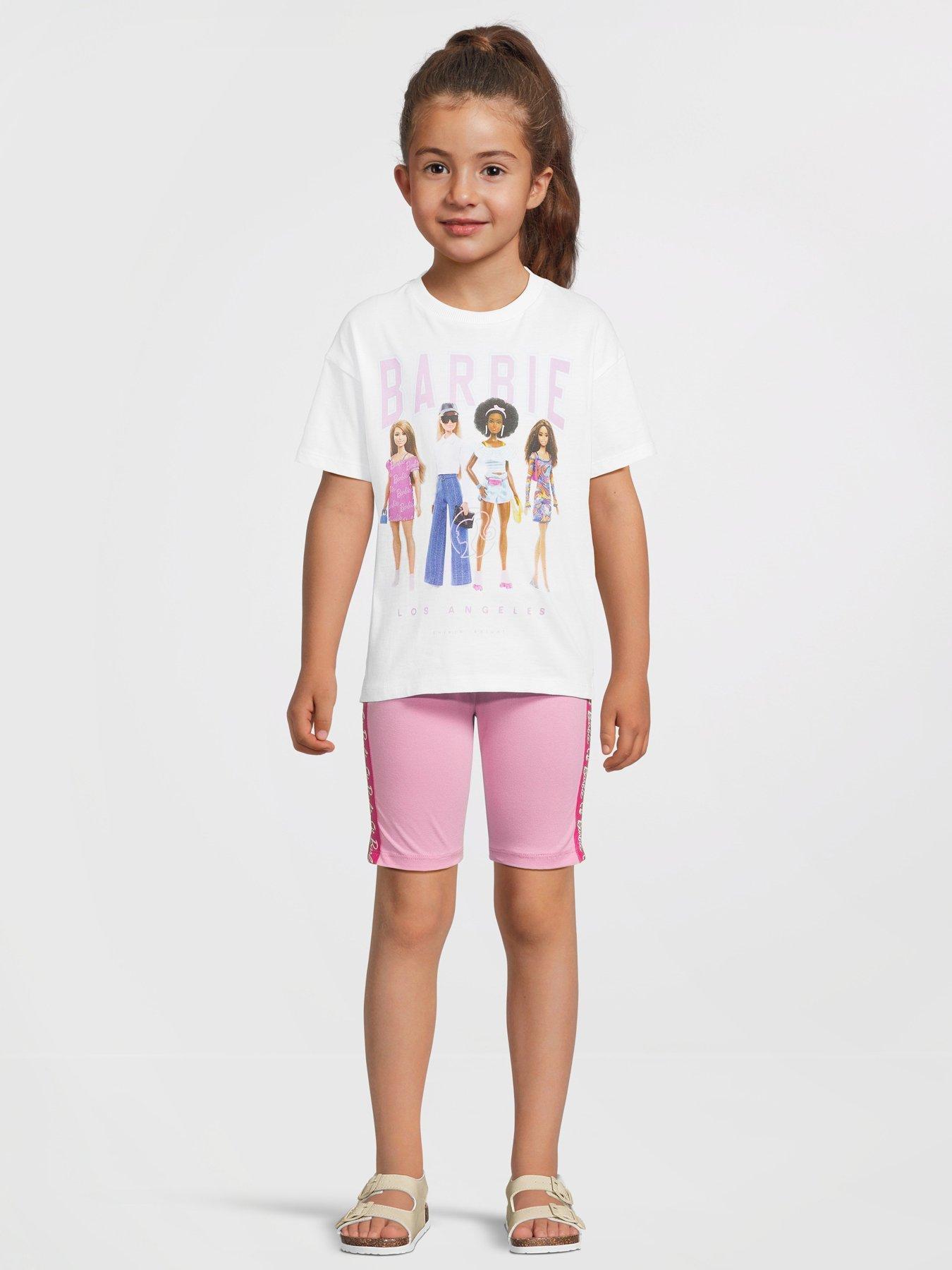 barbie-two-nbsppiece-t-shirt-and-cycling-short-set-multi