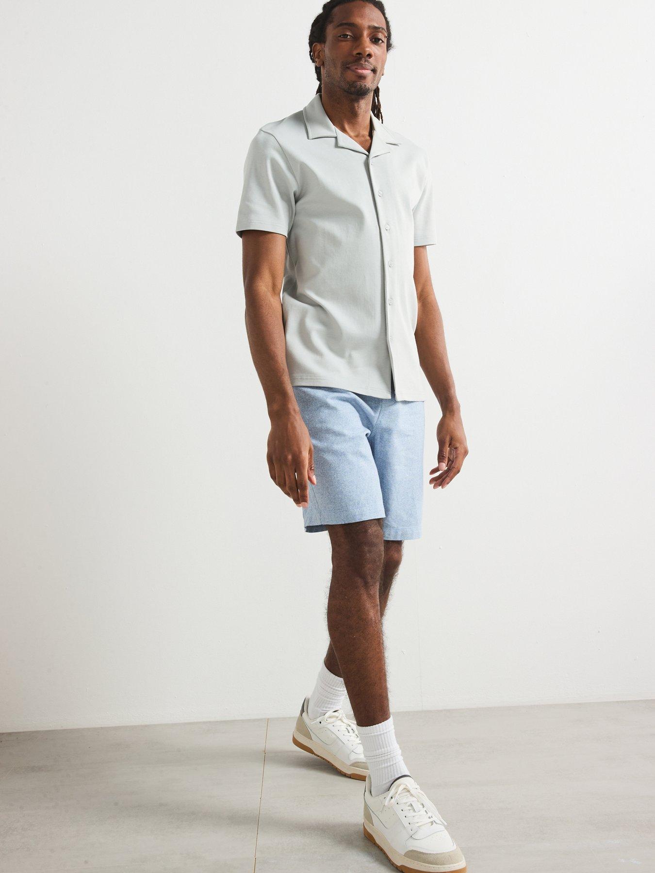 Image 5 of 5 of Very Man Interlock Jersey Shirt - Light Grey