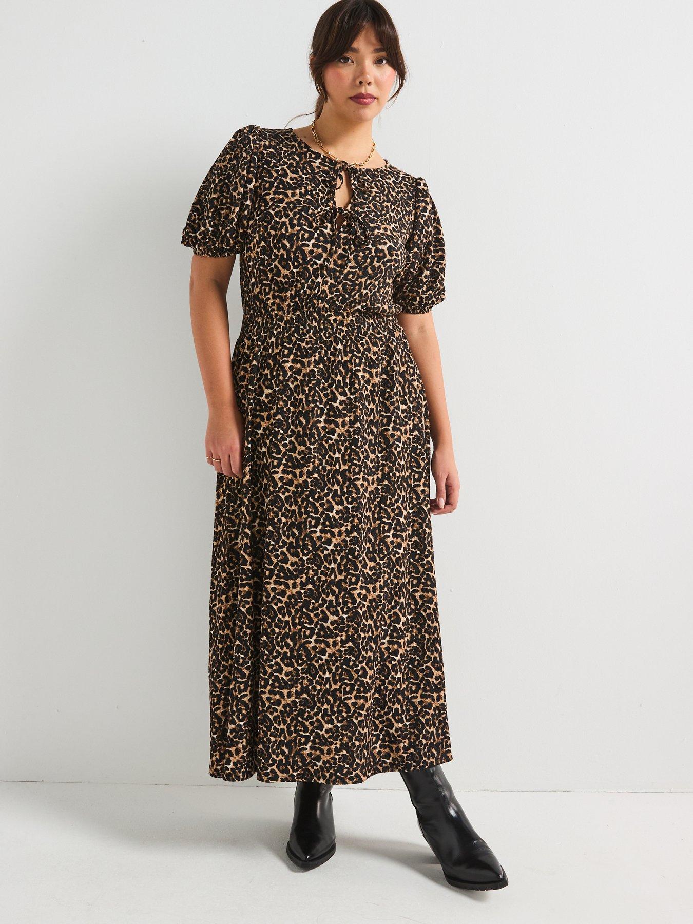 v-by-very-curve-leopard-print-tie-detail-midi-dress-print
