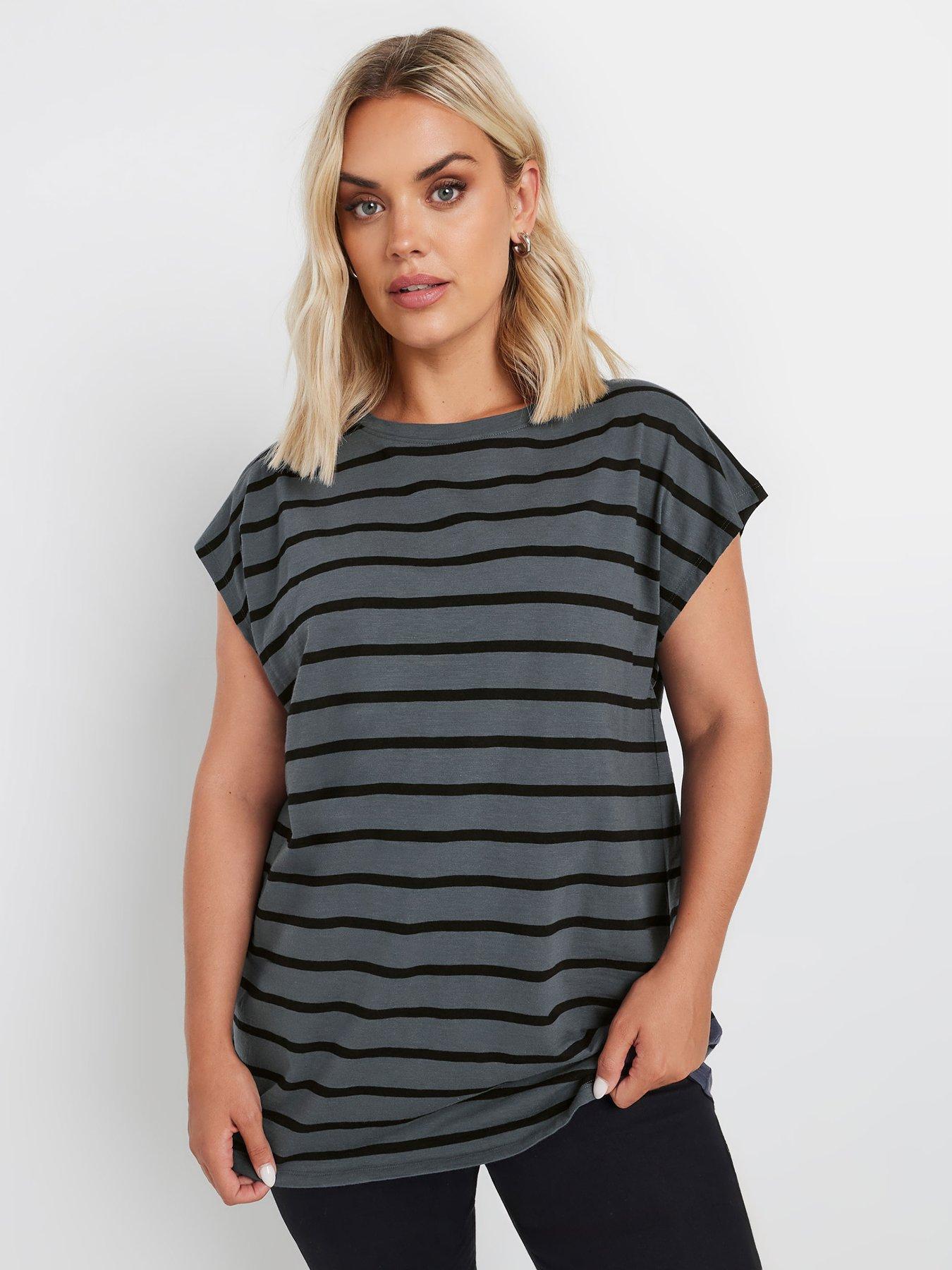 undefined Curve Grown On T-shirt - Grey