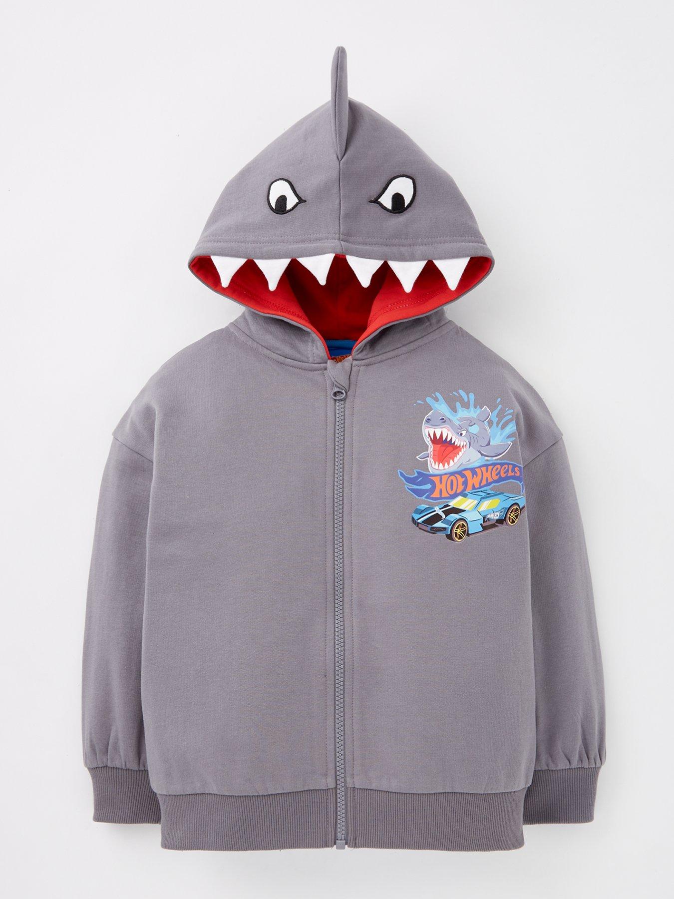 Fleece Kids Shark Sweatshirt Whale Shark Kids Hoodie Children's