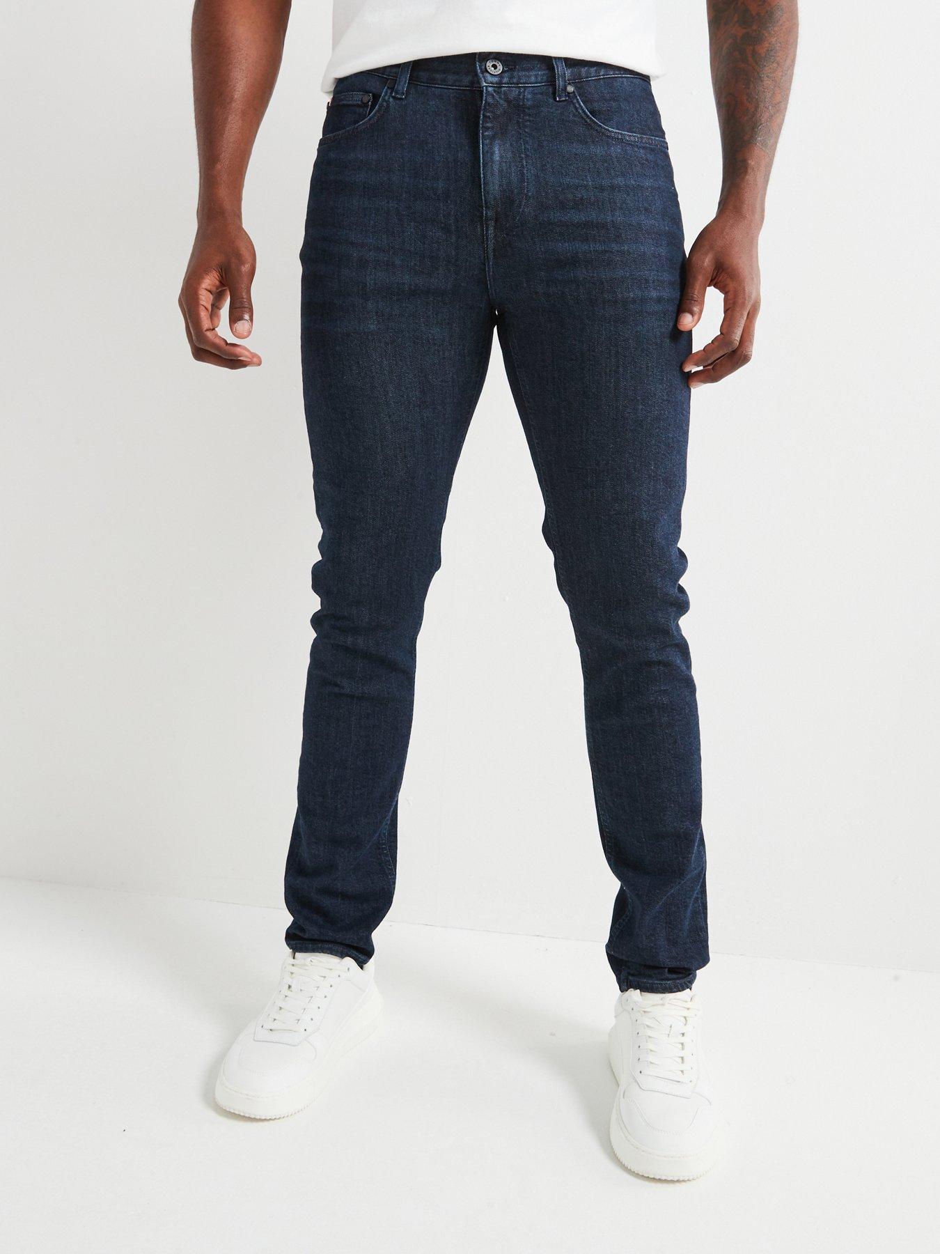  image of tommy-hilfiger-bleecker-flex-slim-fit-jeans-dark-blue