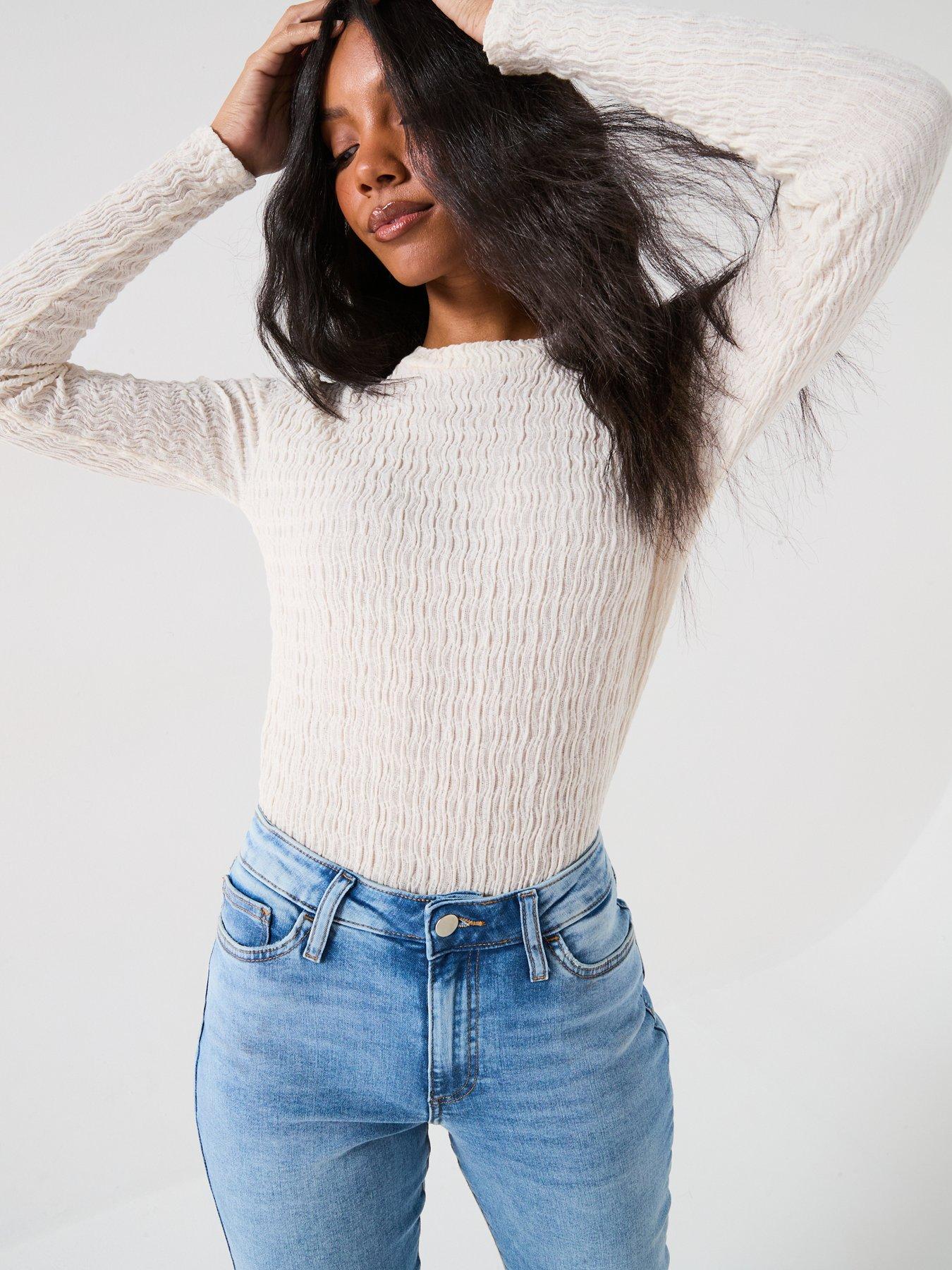  image of everyday-authentic-straight-leg-jeans-light-wash