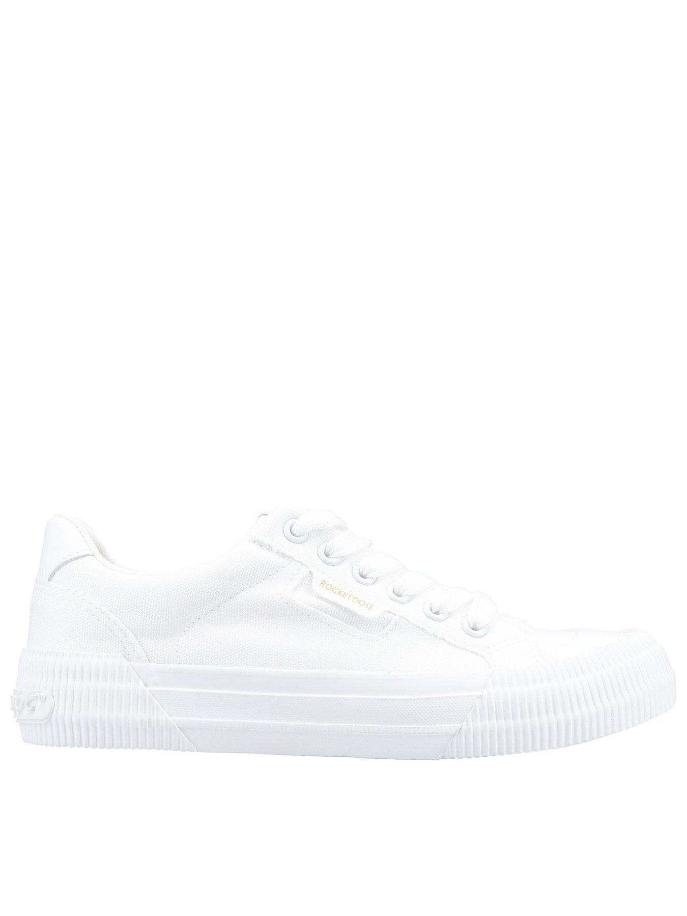 Image 1 of 6 of Rocket Dog Cheery Plimsoll - White