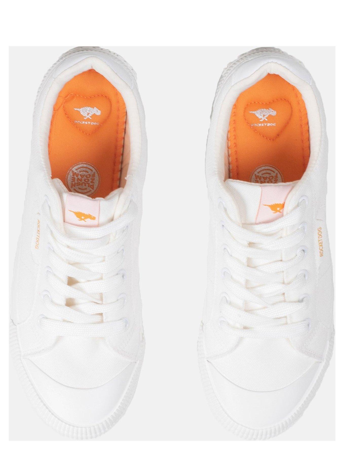 Image 4 of 6 of Rocket Dog Cheery Plimsoll - White