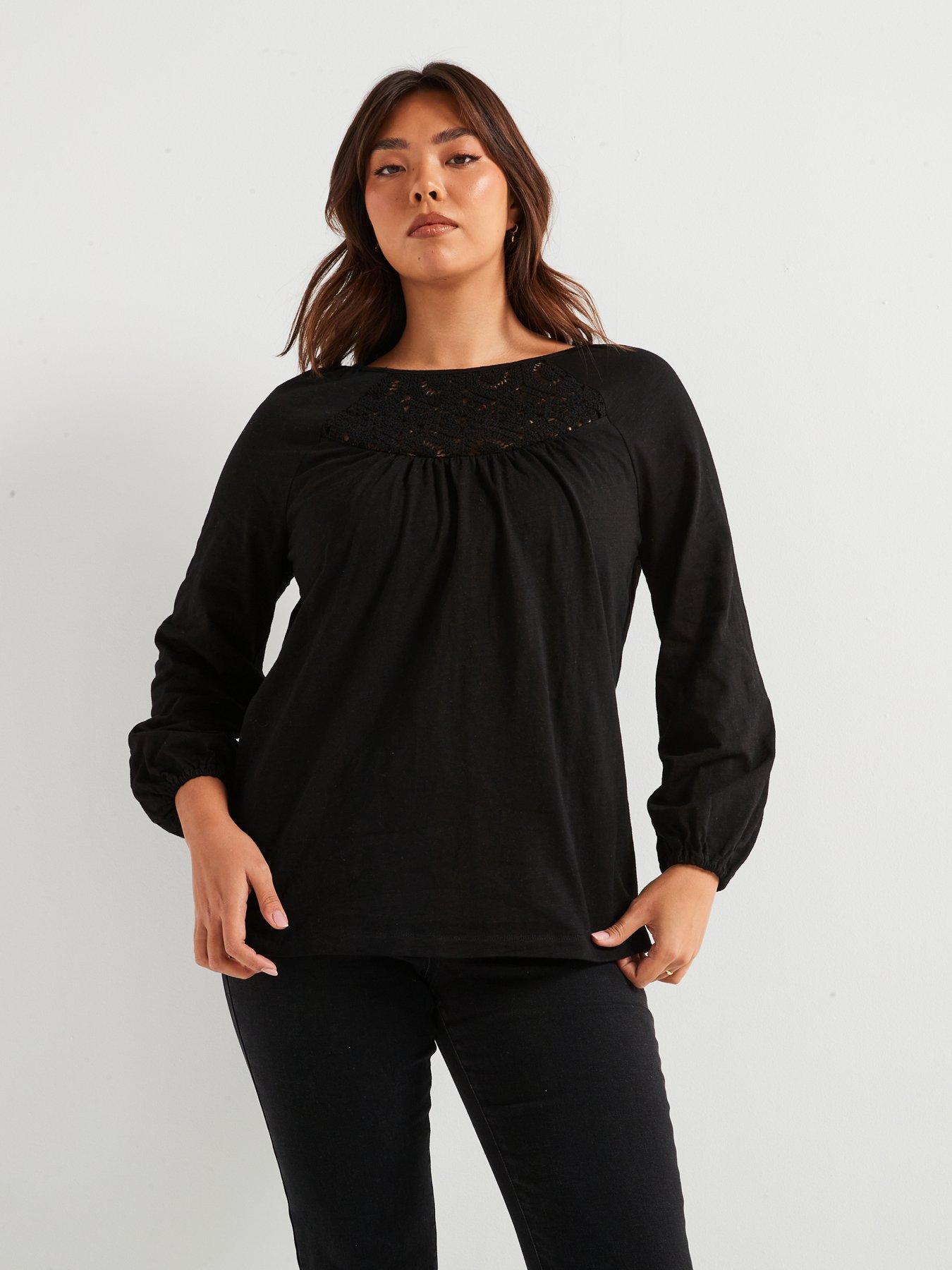 v-by-very-curve-crochet-yoke-long-sleeve-top-black
