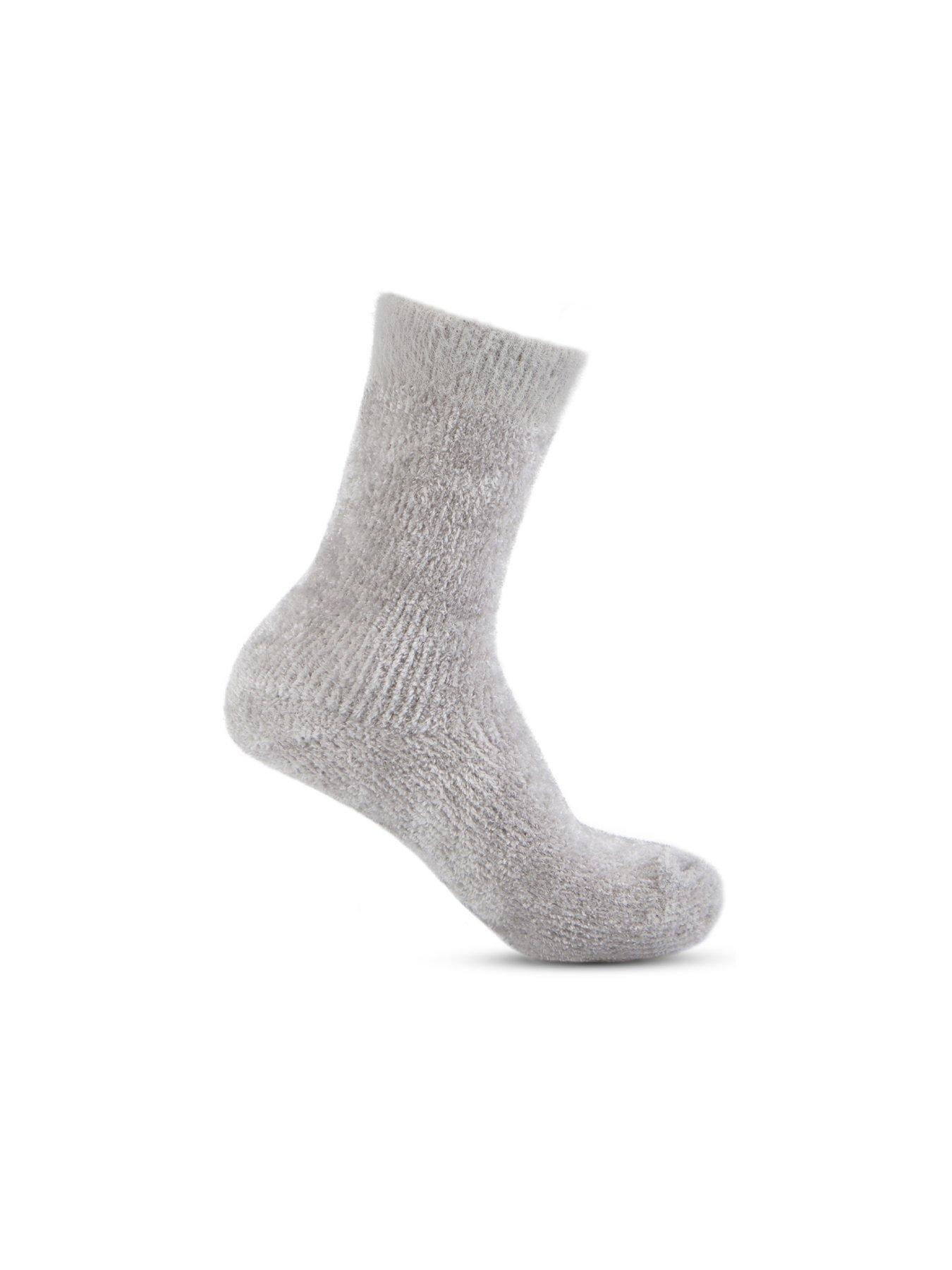  image of totes-2packnbspchenille-supersoft-slipper-socks-sagegrey