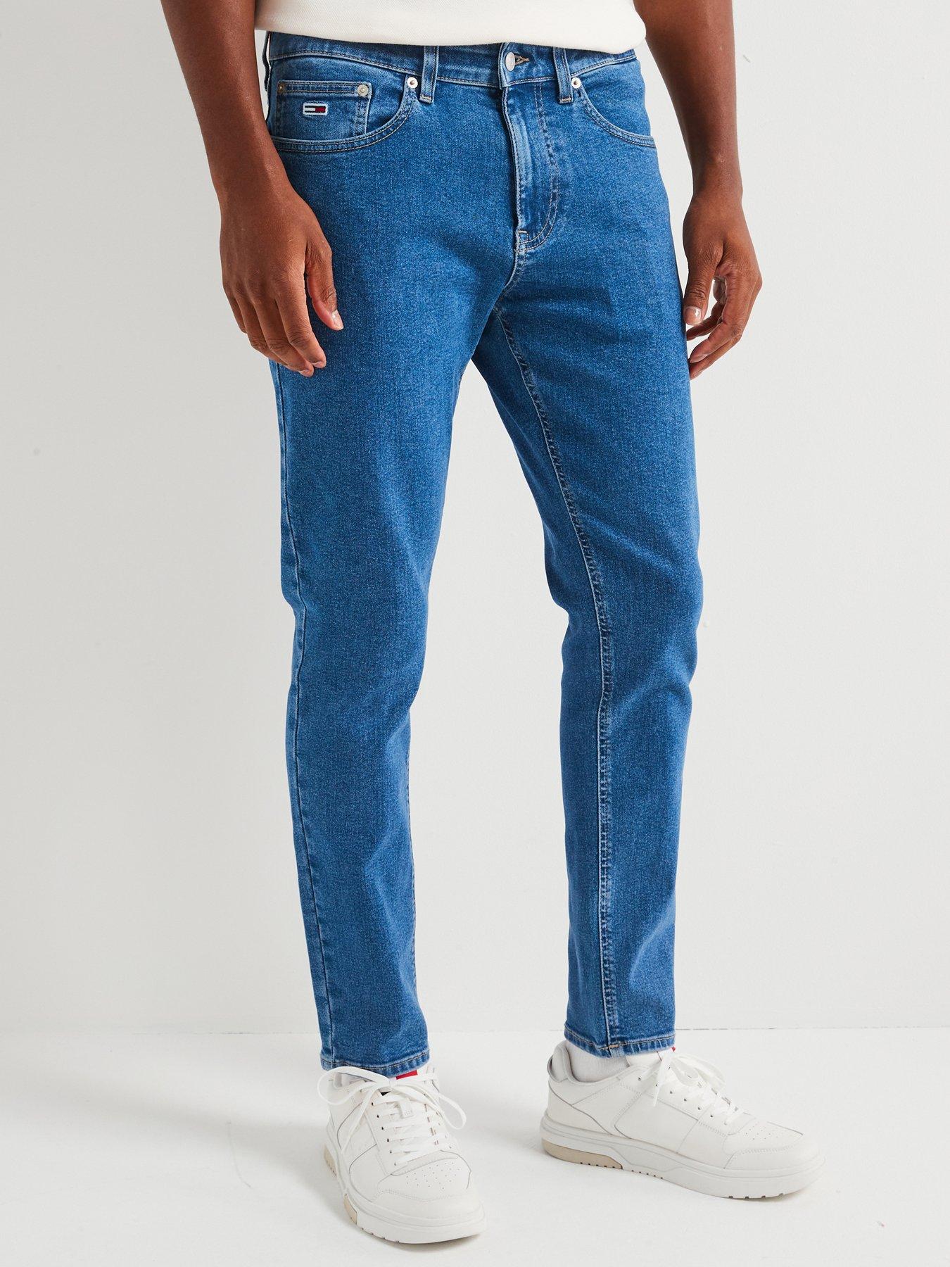 undefined Austin Slim Fit Tapered Jeans - Mid Wash