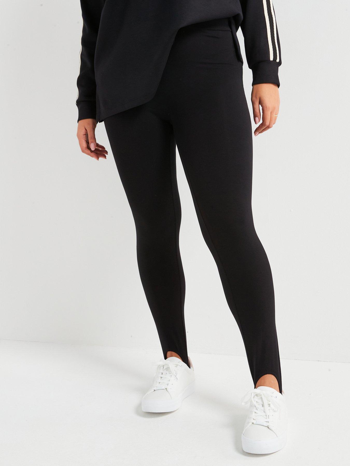  image of v-by-very-curve-stirrup-legging-black
