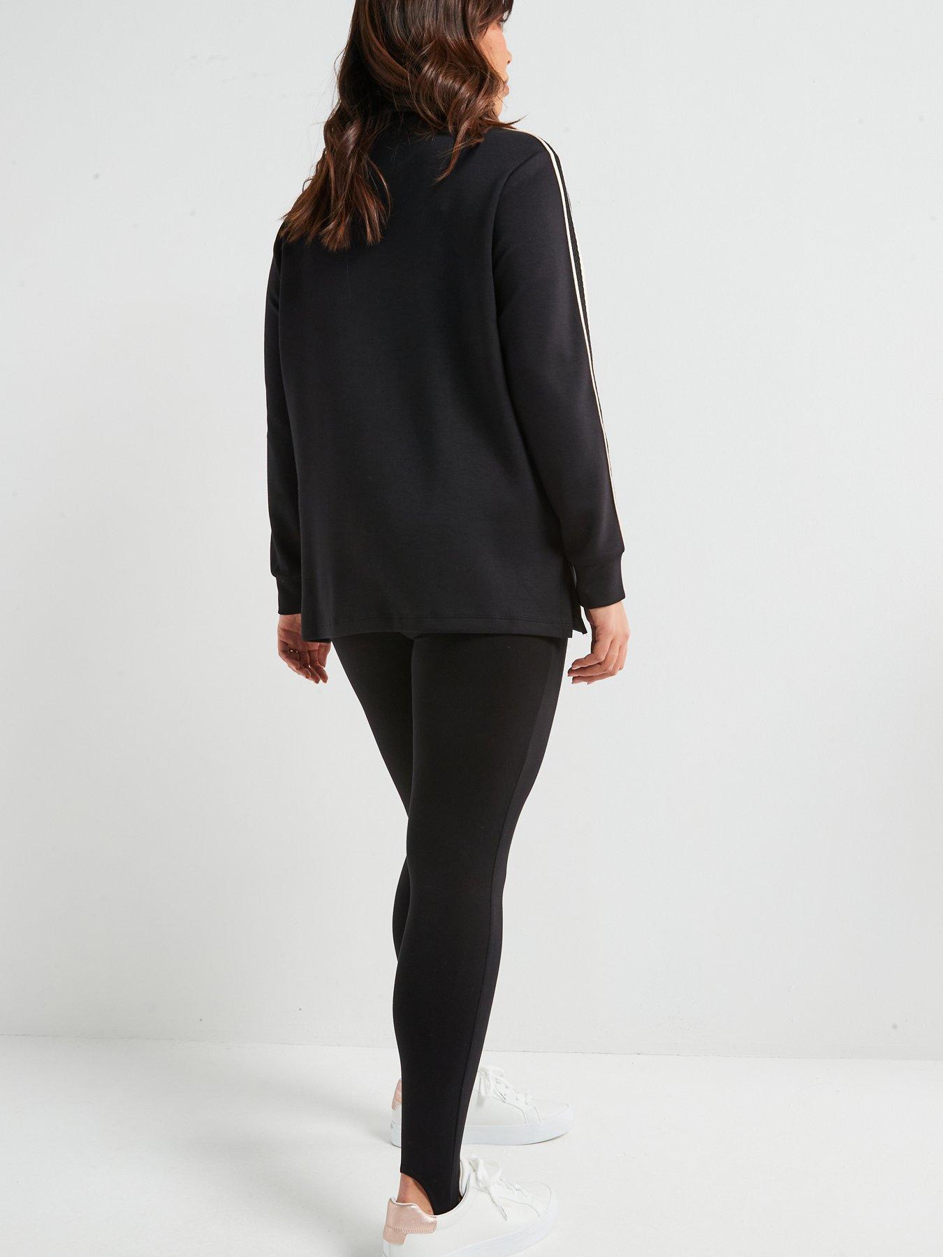  image of v-by-very-curve-stirrup-legging-black