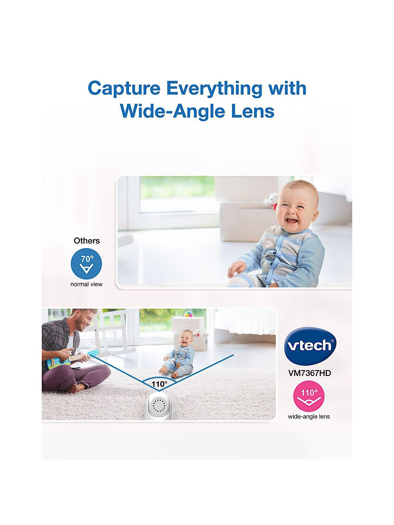 Image 5 of 7 of VTech VM7367HD 7' High-Definition Pan &amp; Tilt Video Monitor