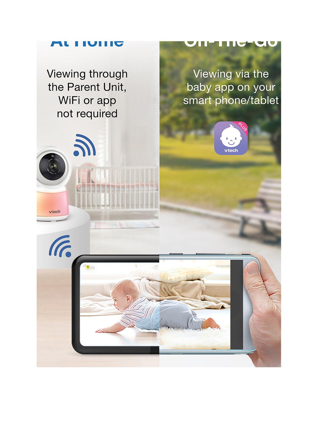 Image 2 of 6 of VTech RM5755HD 5" Smart Wi-Fi 1080p Video Monitor