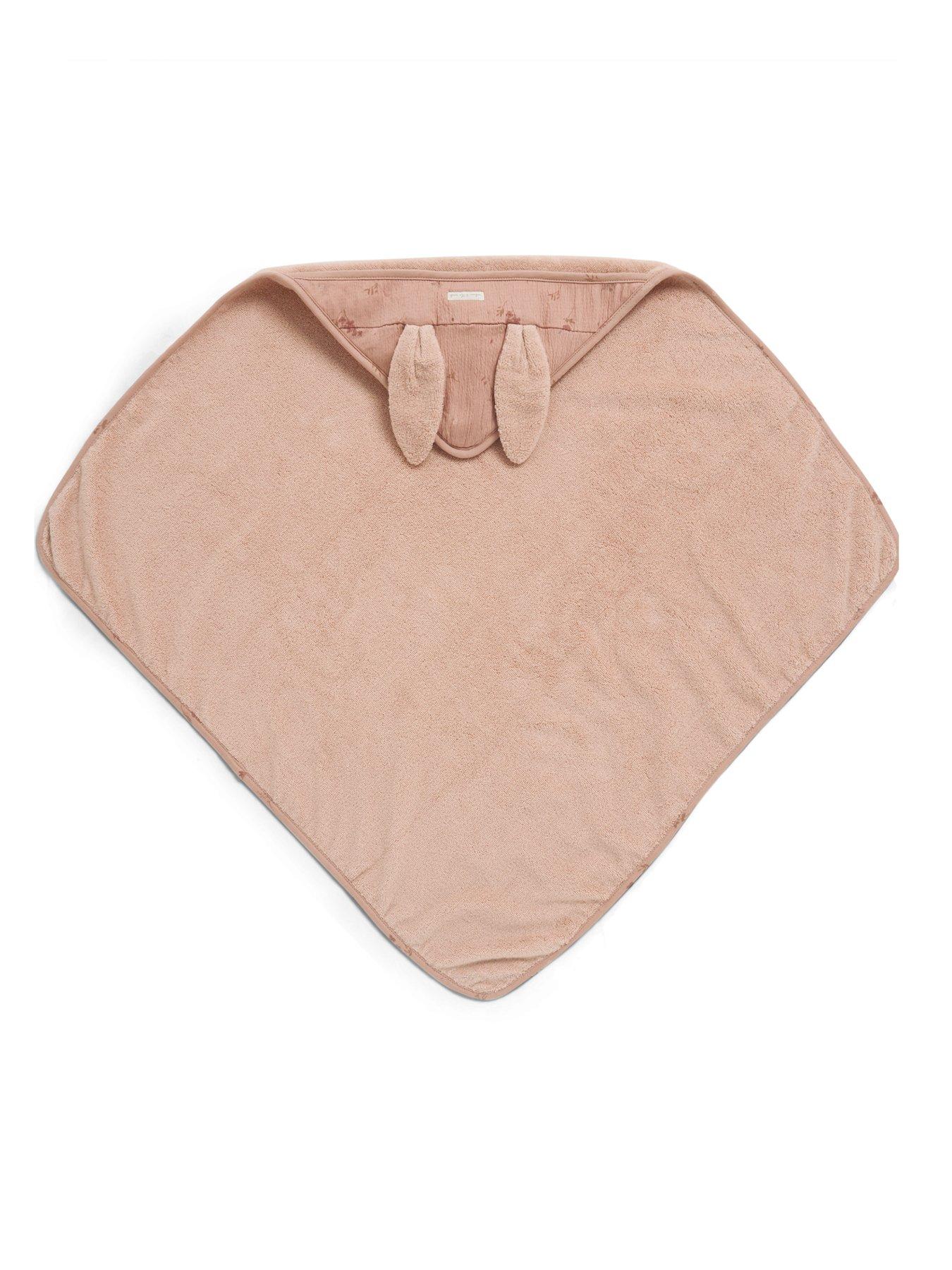 Image 4 of 5 of Mamas & Papas Hooded Towel - Welcome To The World Wildflower - Pink
